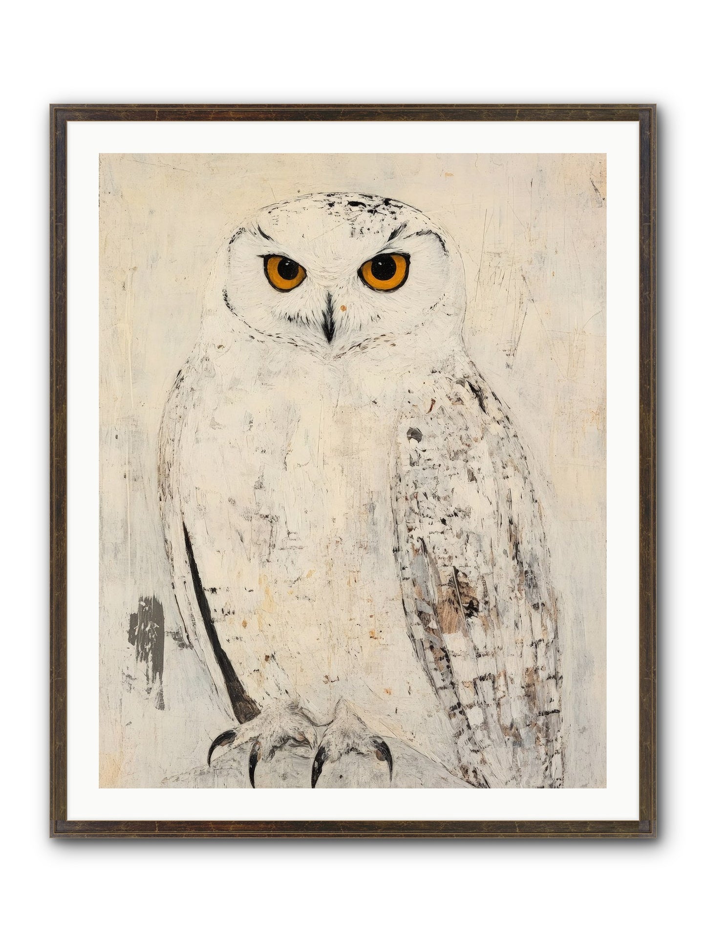 Moonlit Scout Framed Print - Slimwoods Black/Gold 32x40