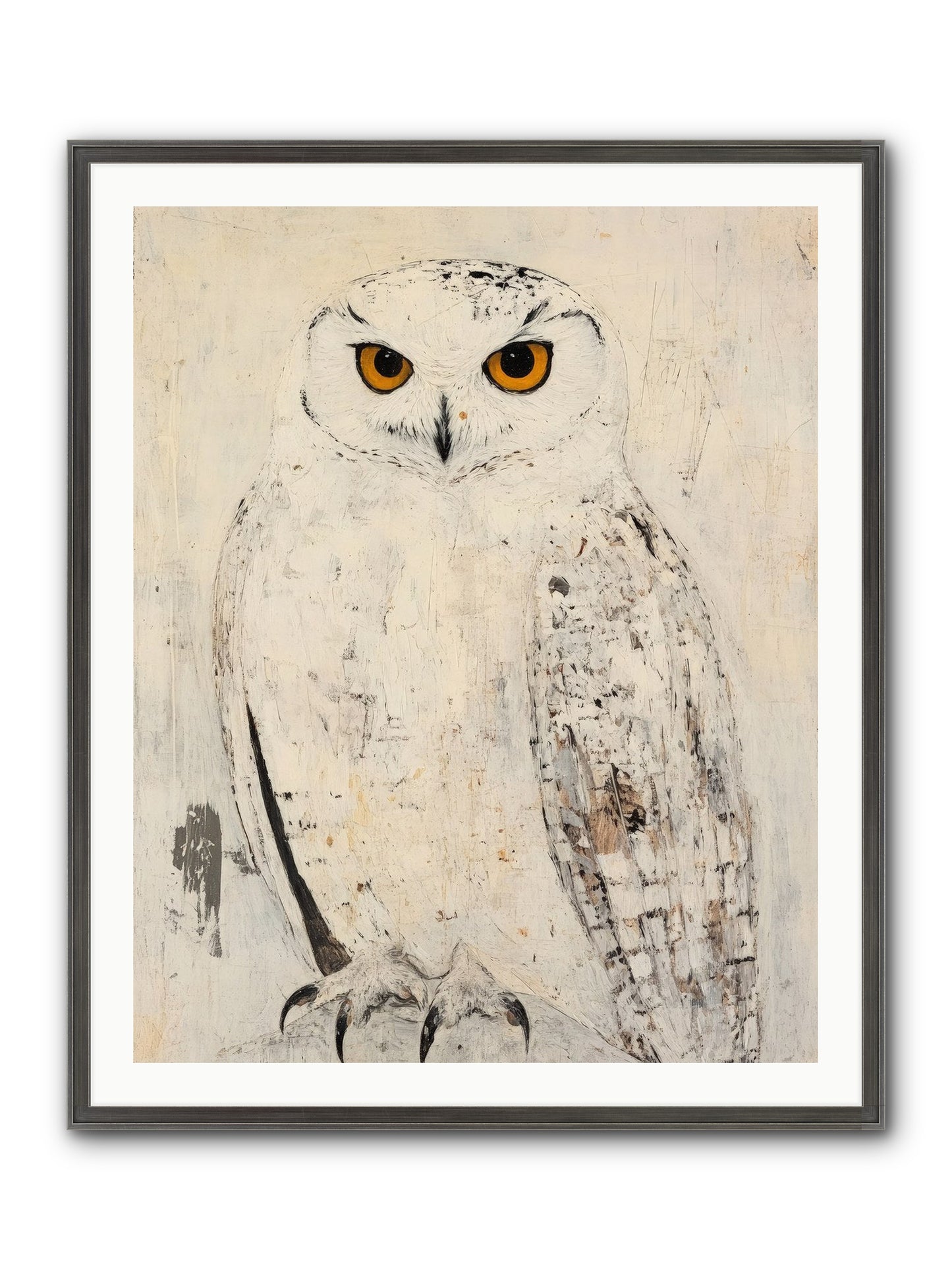 Moonlit Scout Framed Print - Slimwoods Black/Silver 32x40