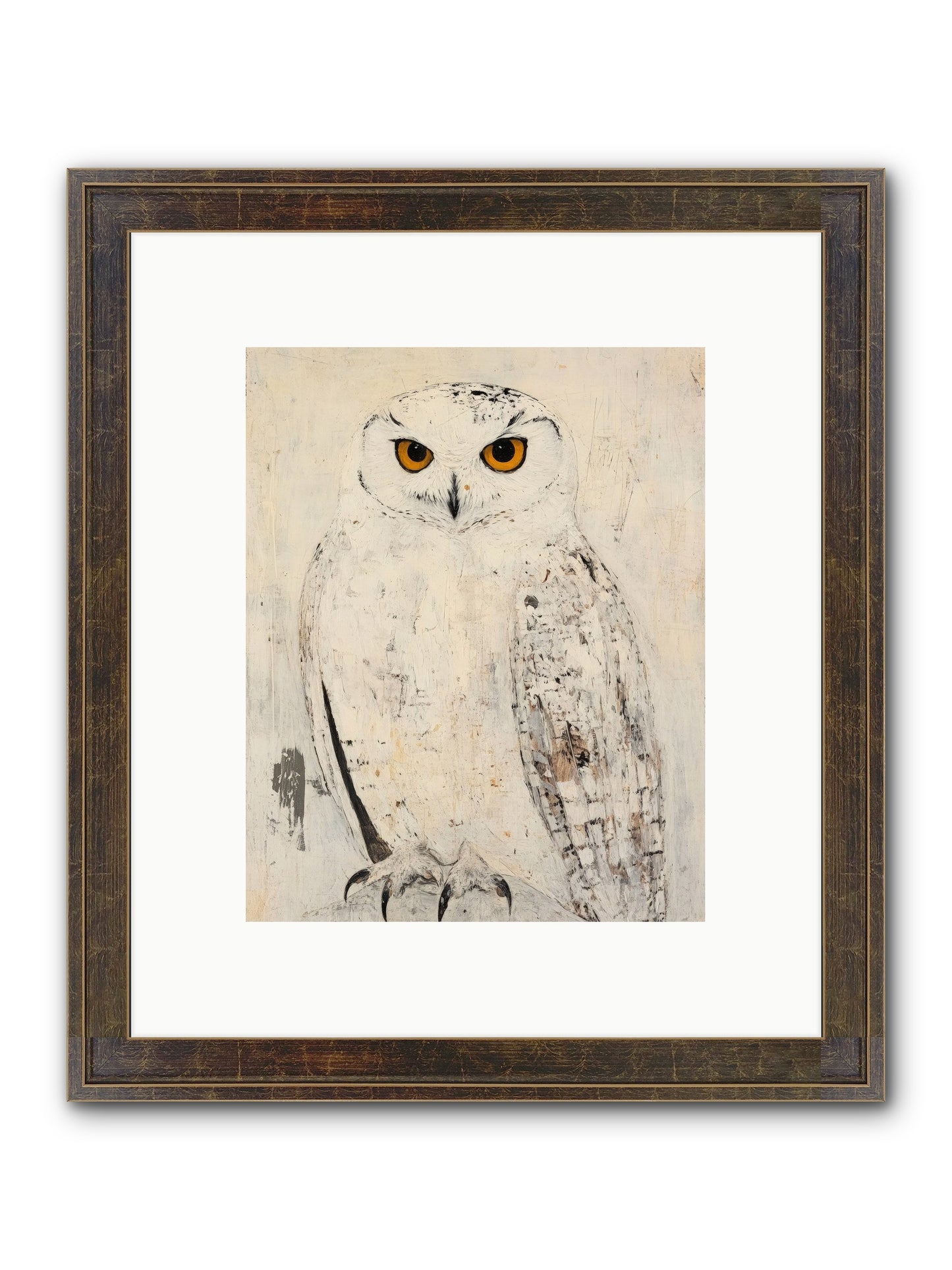 Moonlit Scout Framed Print - Slimwoods Black/Gold 8x10