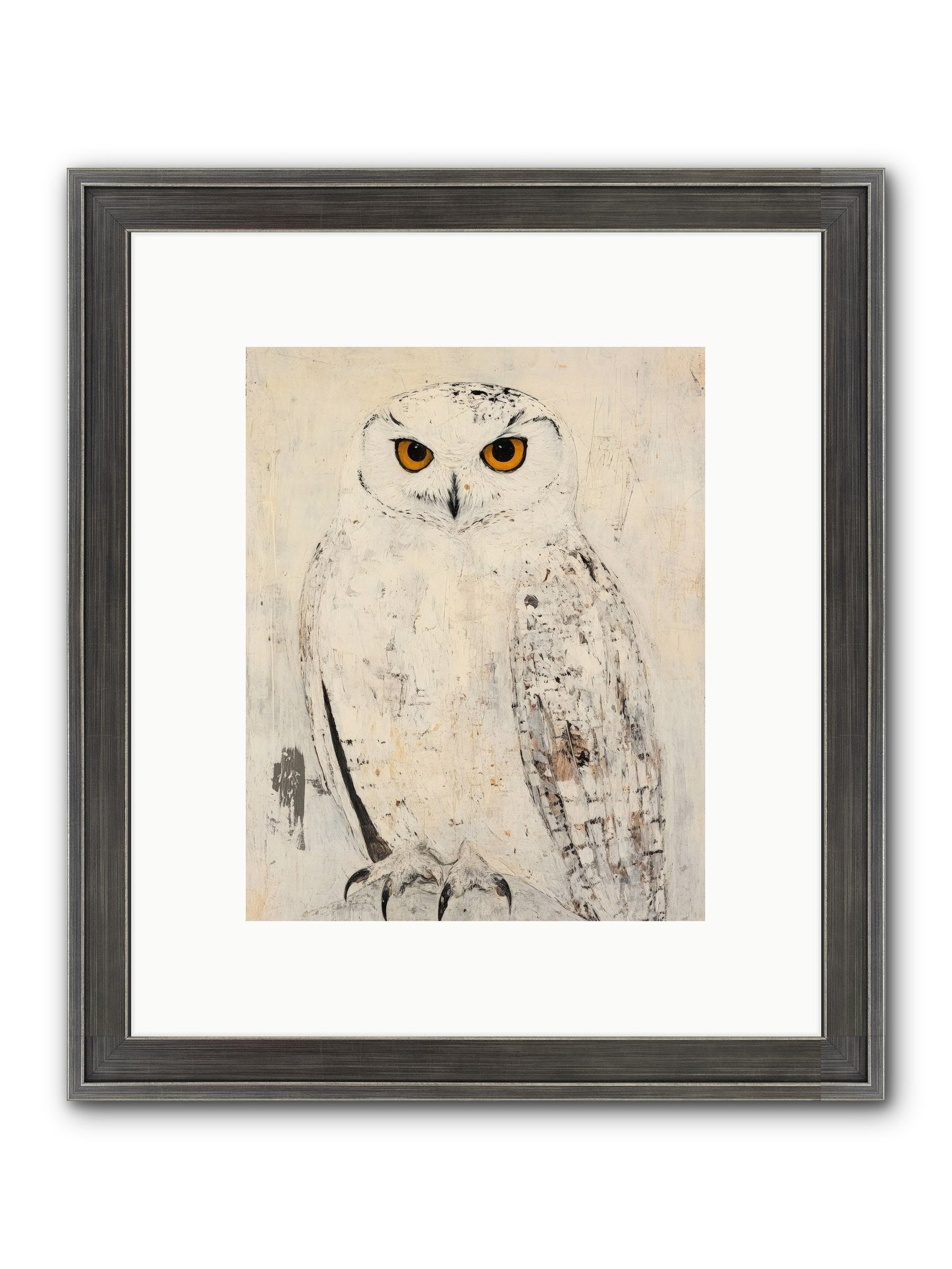 Moonlit Scout Framed Print - Slimwoods Black/Silver 8x10