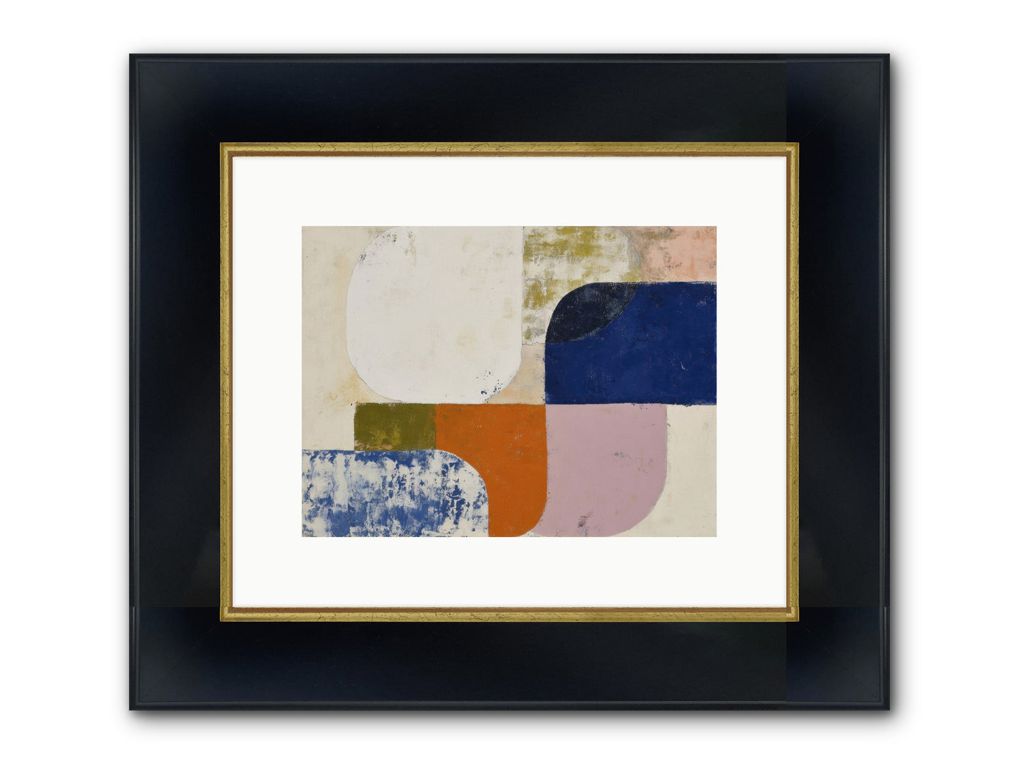 Moonwisp Glen Framed Print - Wide Black w/Gold 12x9