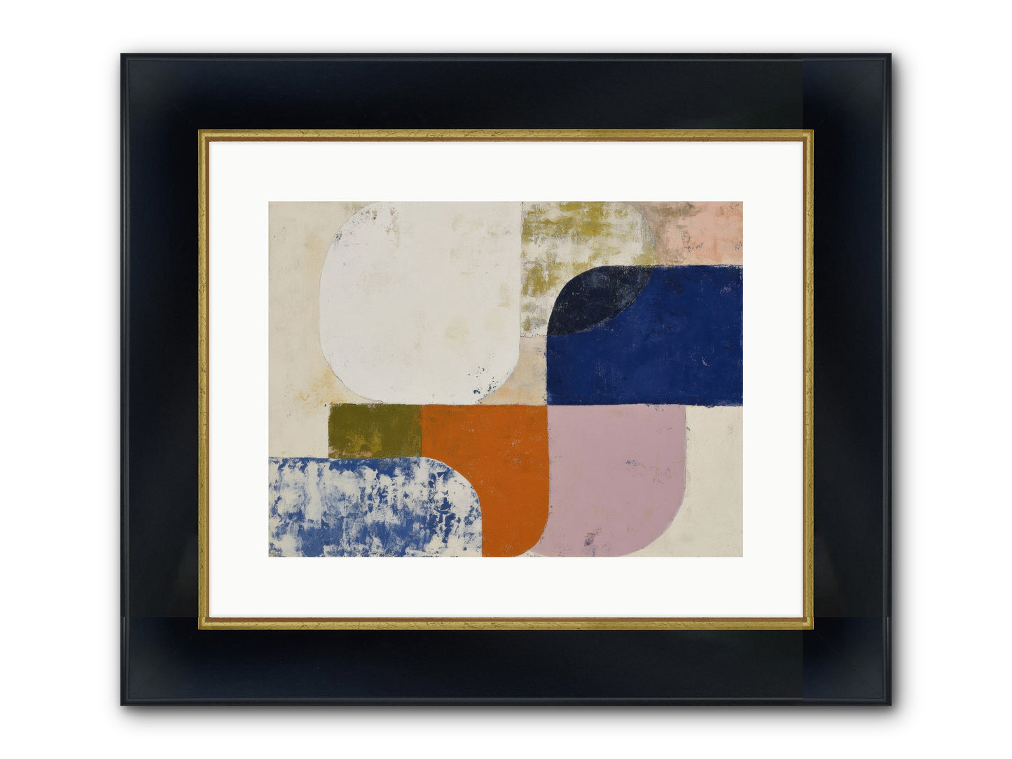 Moonwisp Glen Framed Print - Wide Black w/Gold 16x12