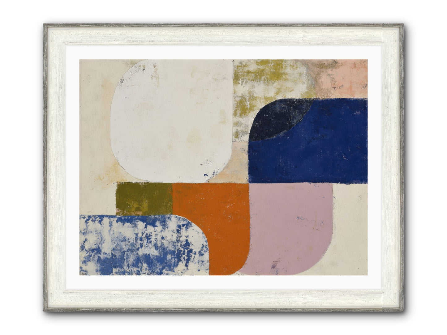 Moonwisp Glen Framed Print - Driftwood White 40x30
