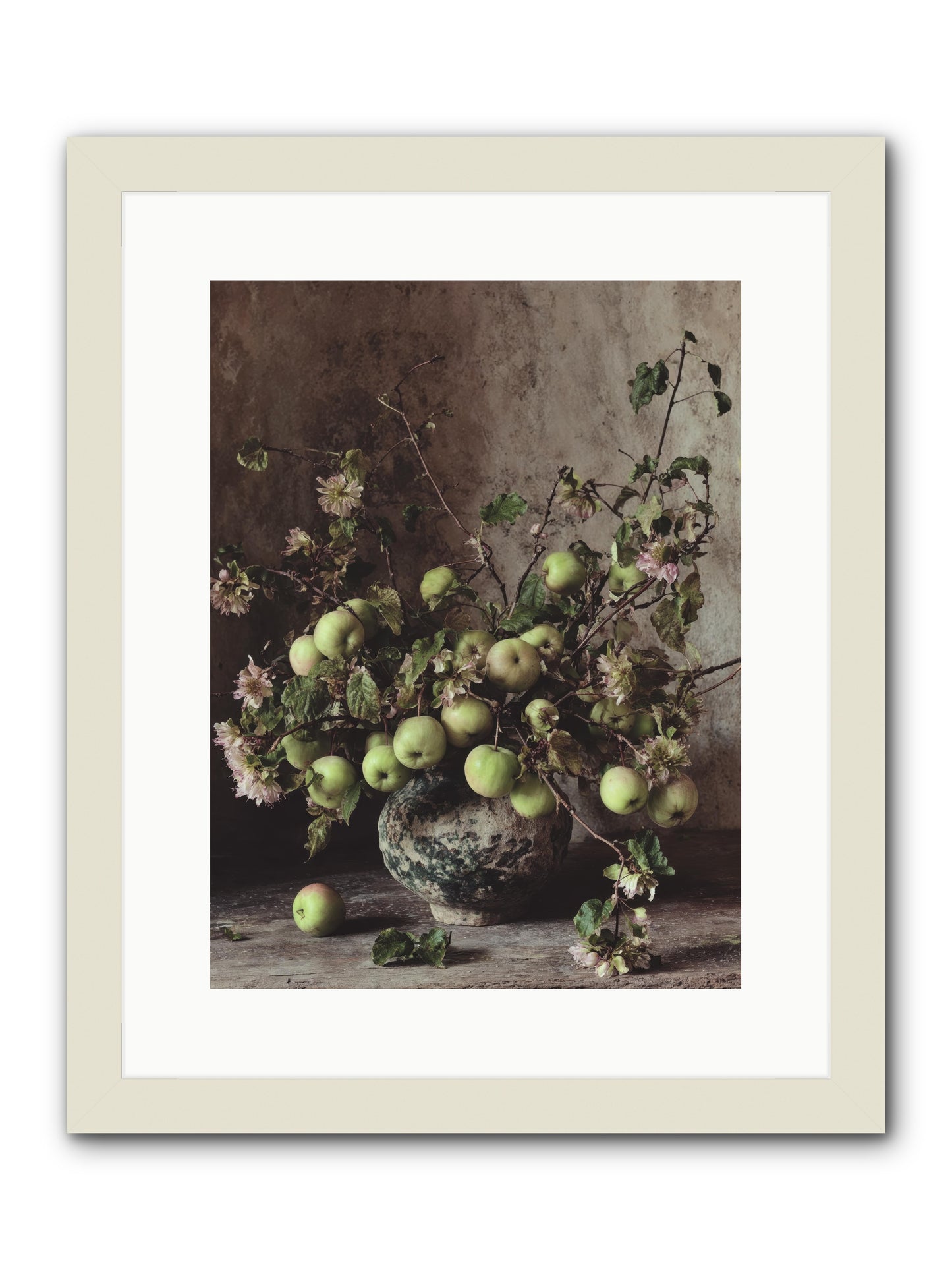 morning Side -- Framed Print - White 12x16