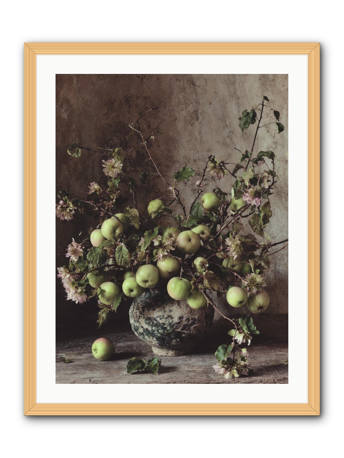 morning Side -- Framed Print - Natural 24x32