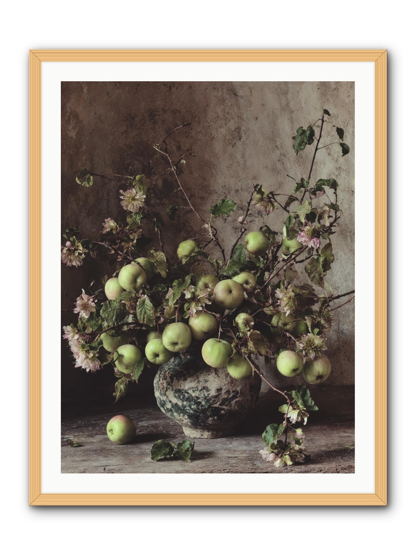 morning Side -- Framed Print - Natural 30x40