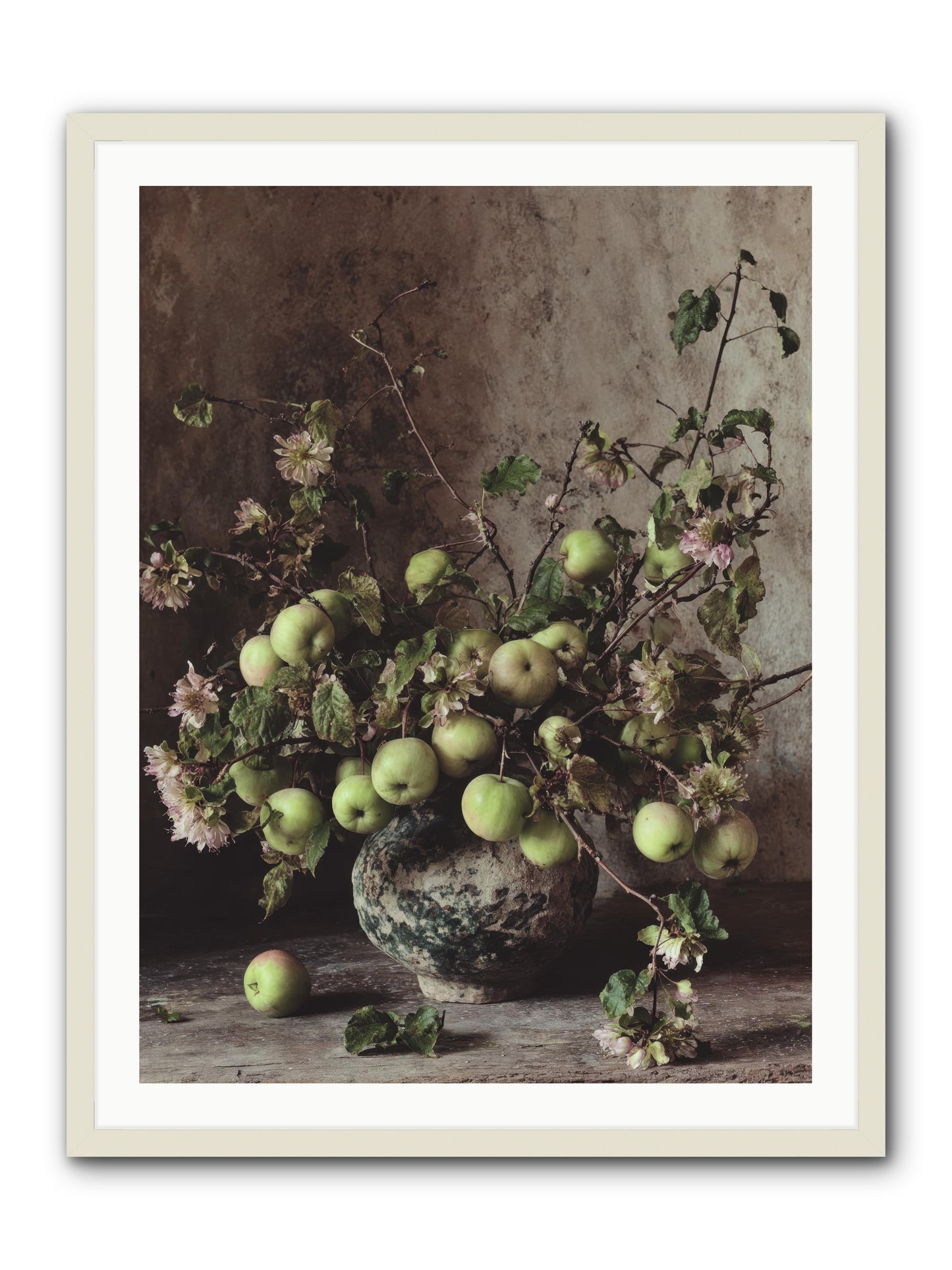 morning Side -- Framed Print - White 30x40