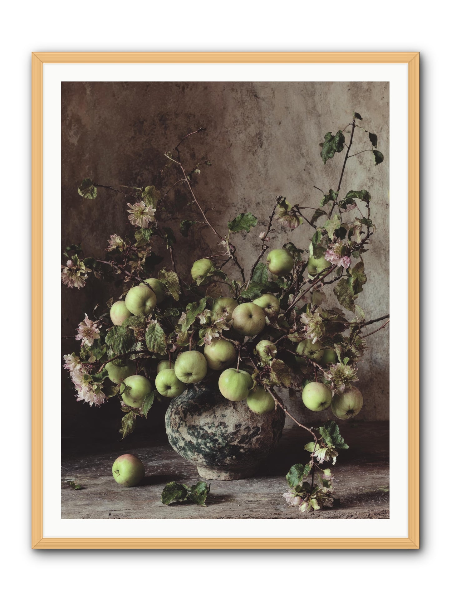 morning Side -- Framed Print - Natural 36x48