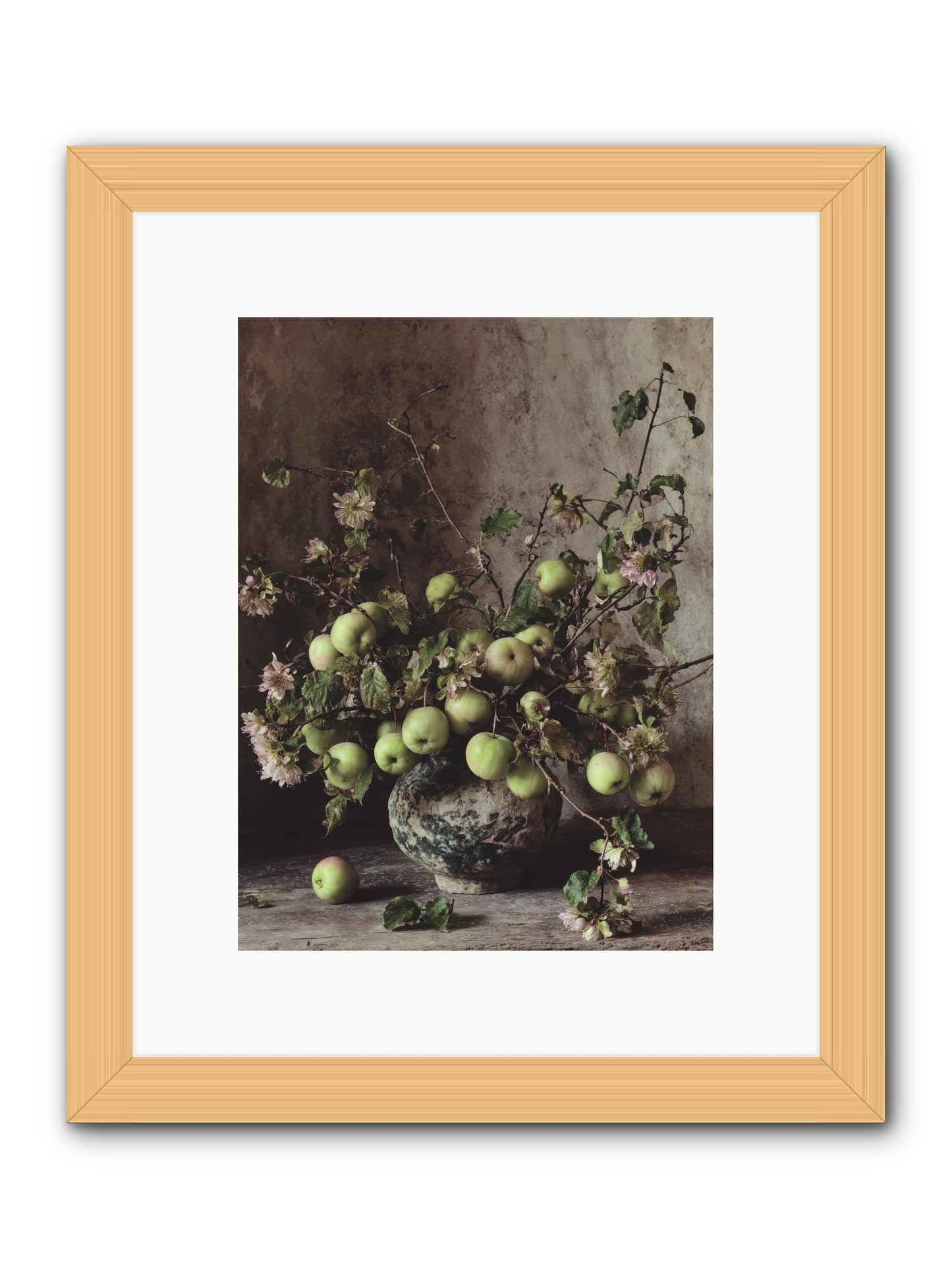 morning Side -- Framed Print - Natural 9x12