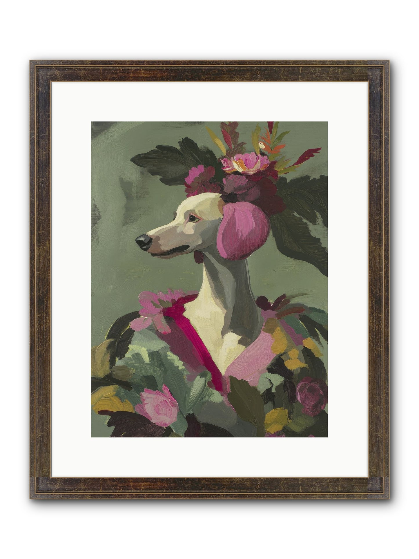 Morning Glory Framed Print - Slimwoods Black/Gold 12x16