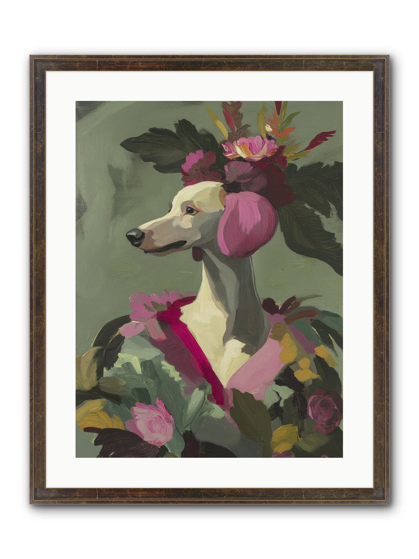 Morning Glory Framed Print - Slimwoods Black/Gold 18x24