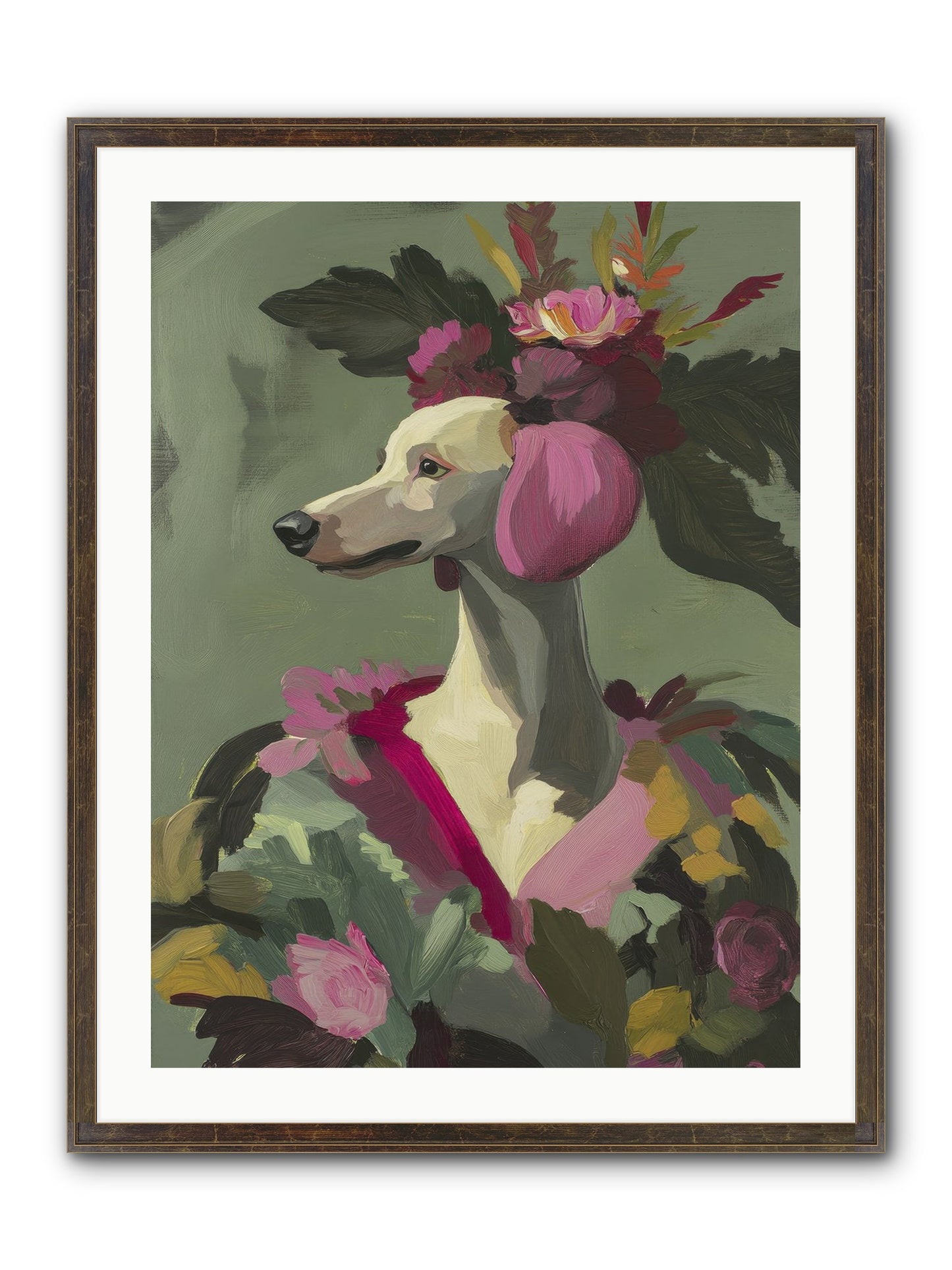 Morning Glory Framed Print - Slimwoods Black/Gold 24x32