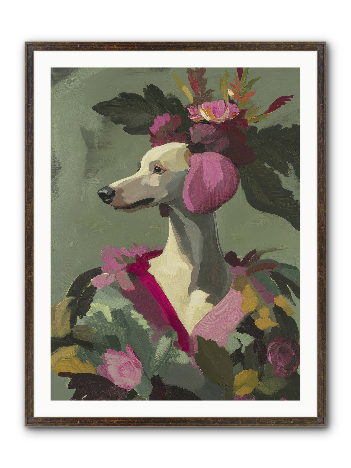 Morning Glory Framed Print - Slimwoods Black/Gold 30x40