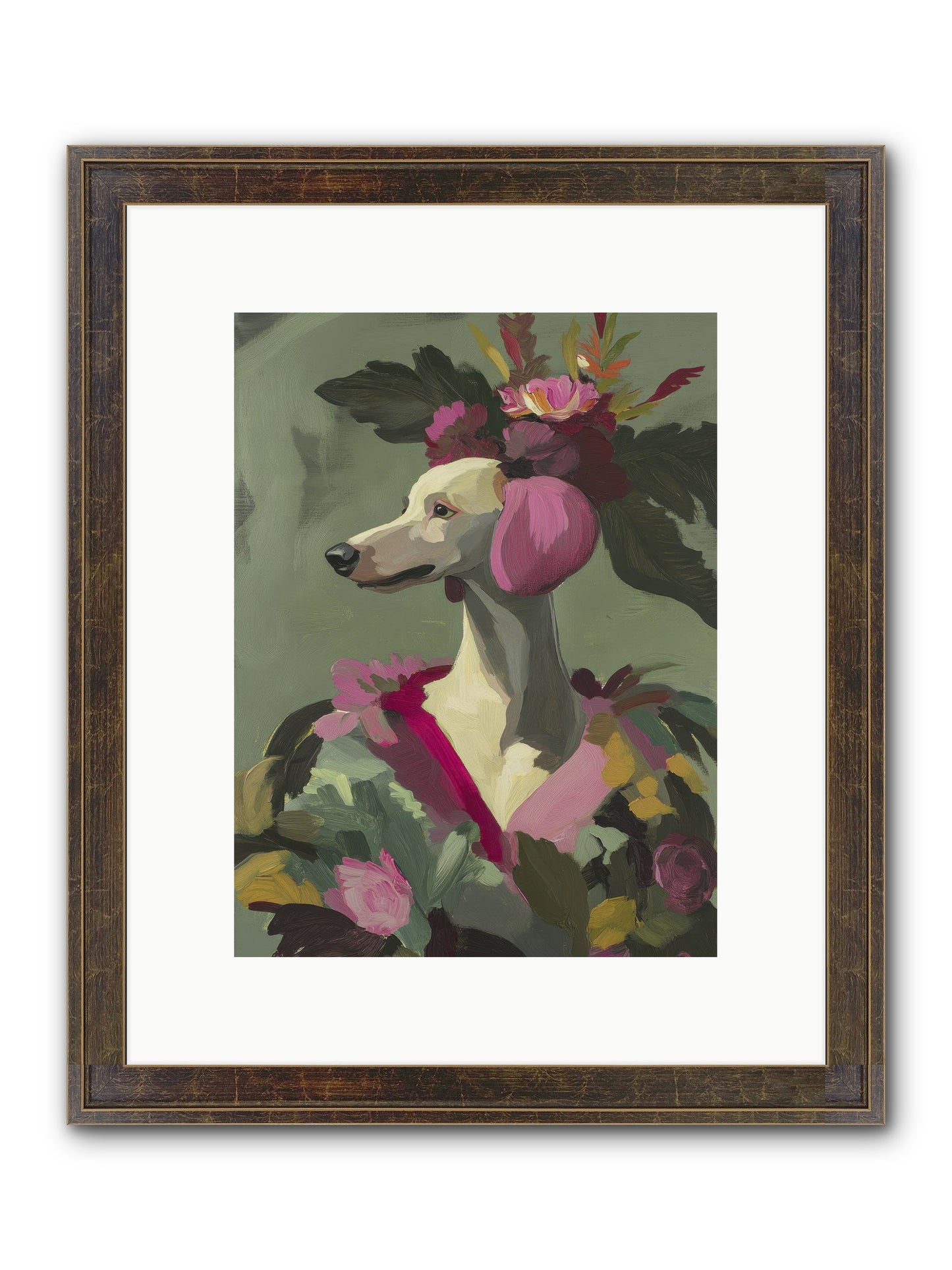 Morning Glory Framed Print - Slimwoods Black/Gold 9x12