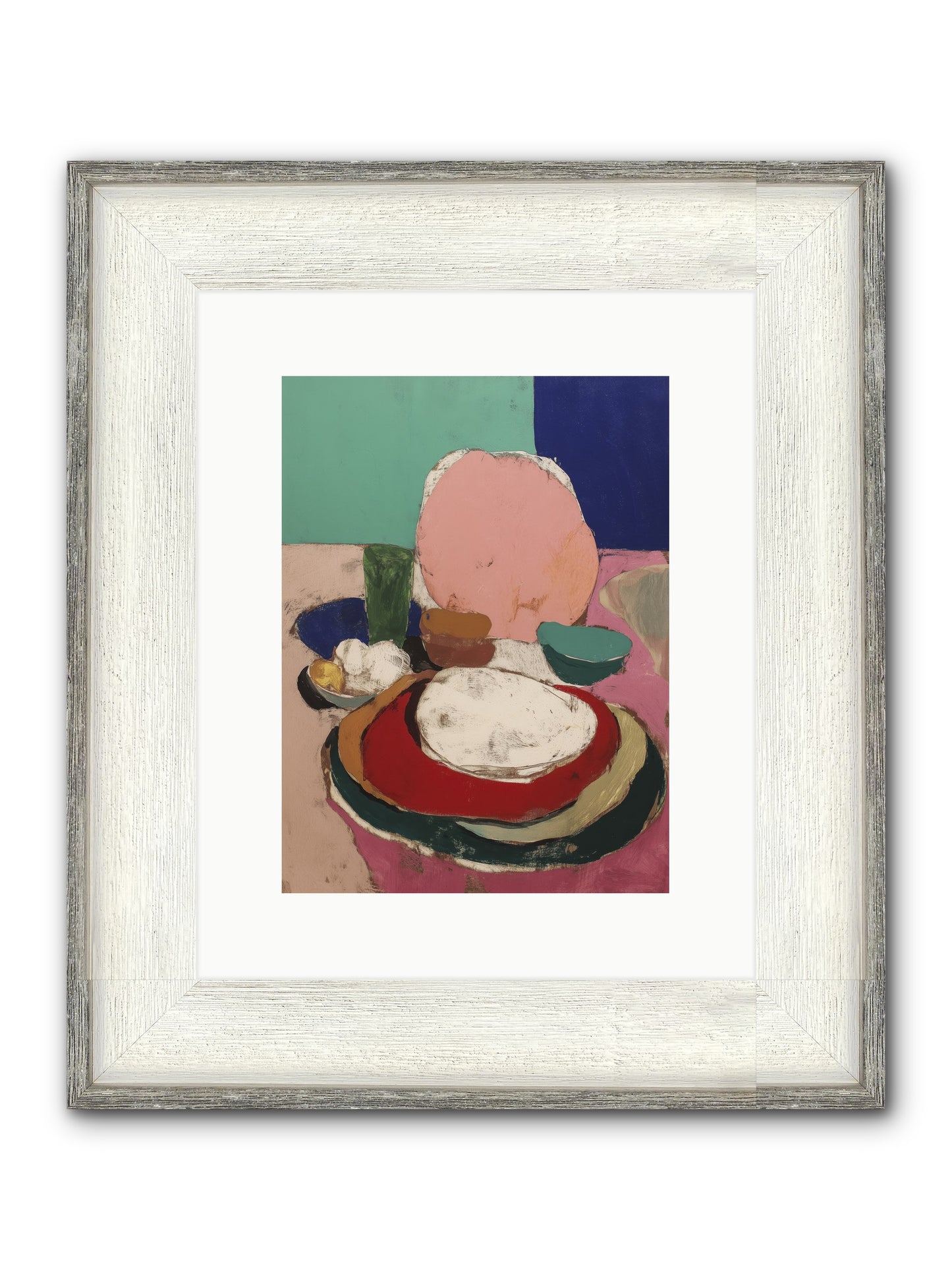 Morning In Montmartre Framed Print - Driftwood White 9x12