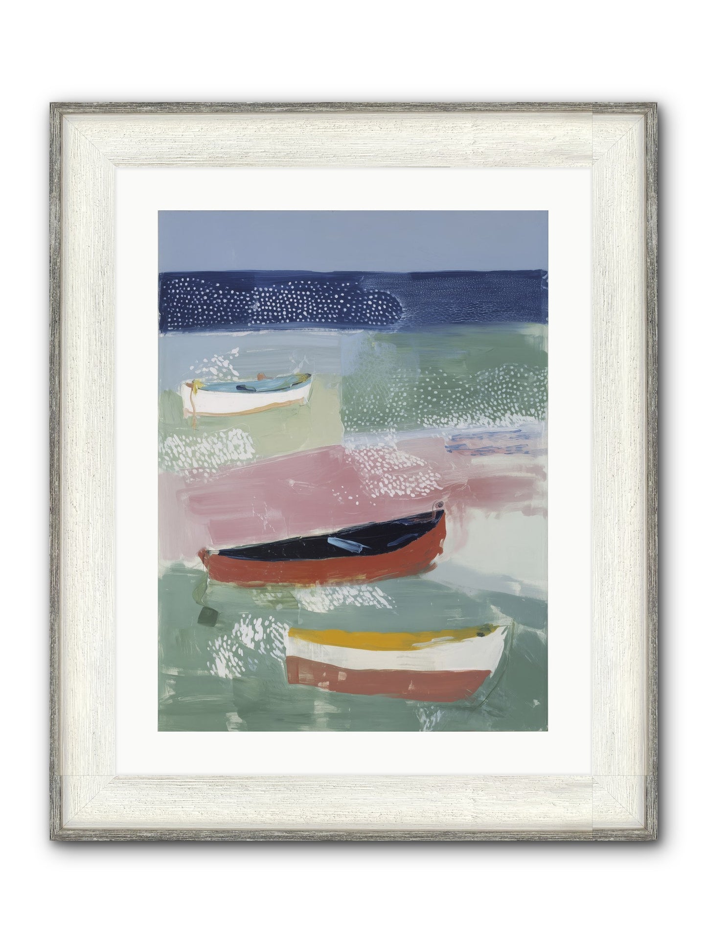 Morning Light Framed Print - Driftwood White 18x24