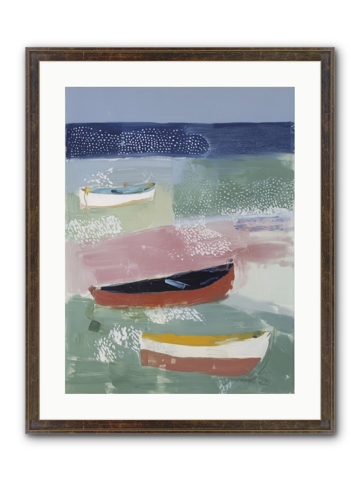 Morning Light Framed Print - Slimwoods Black/Gold 18x24
