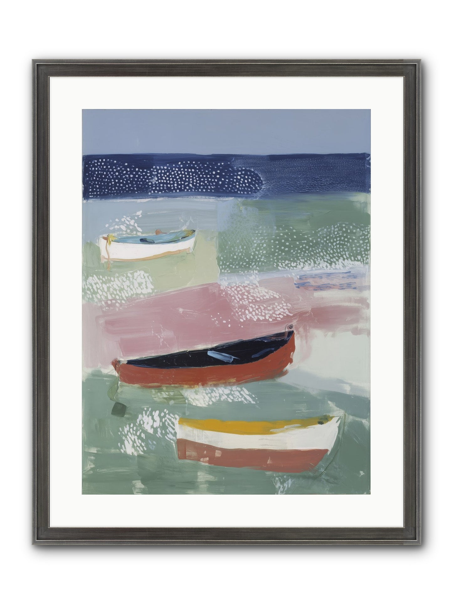 Morning Light Framed Print - Slimwoods Black/Silver 18x24