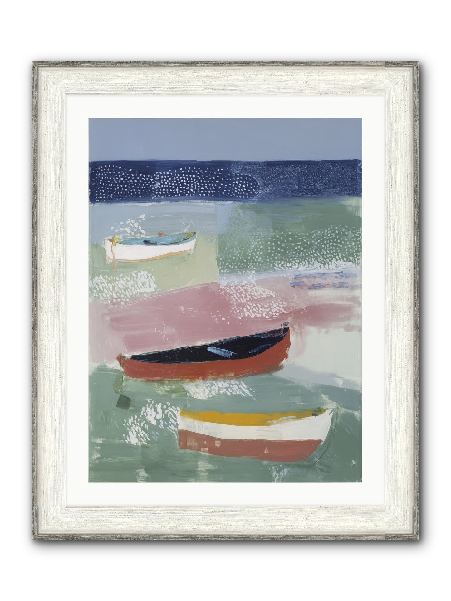 Morning Light Framed Print - Driftwood White 24x32