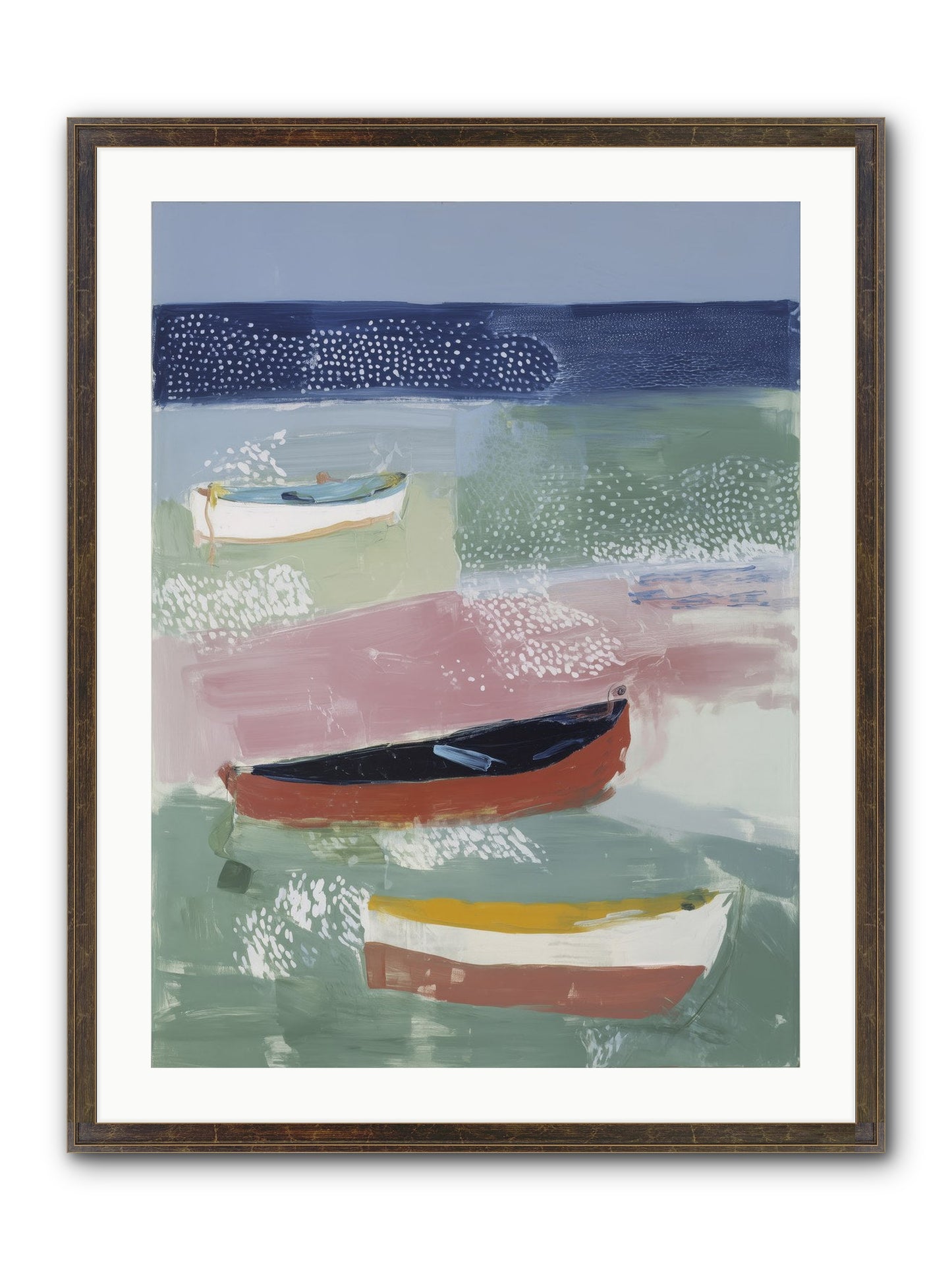 Morning Light Framed Print - Slimwoods Black/Gold 24x32