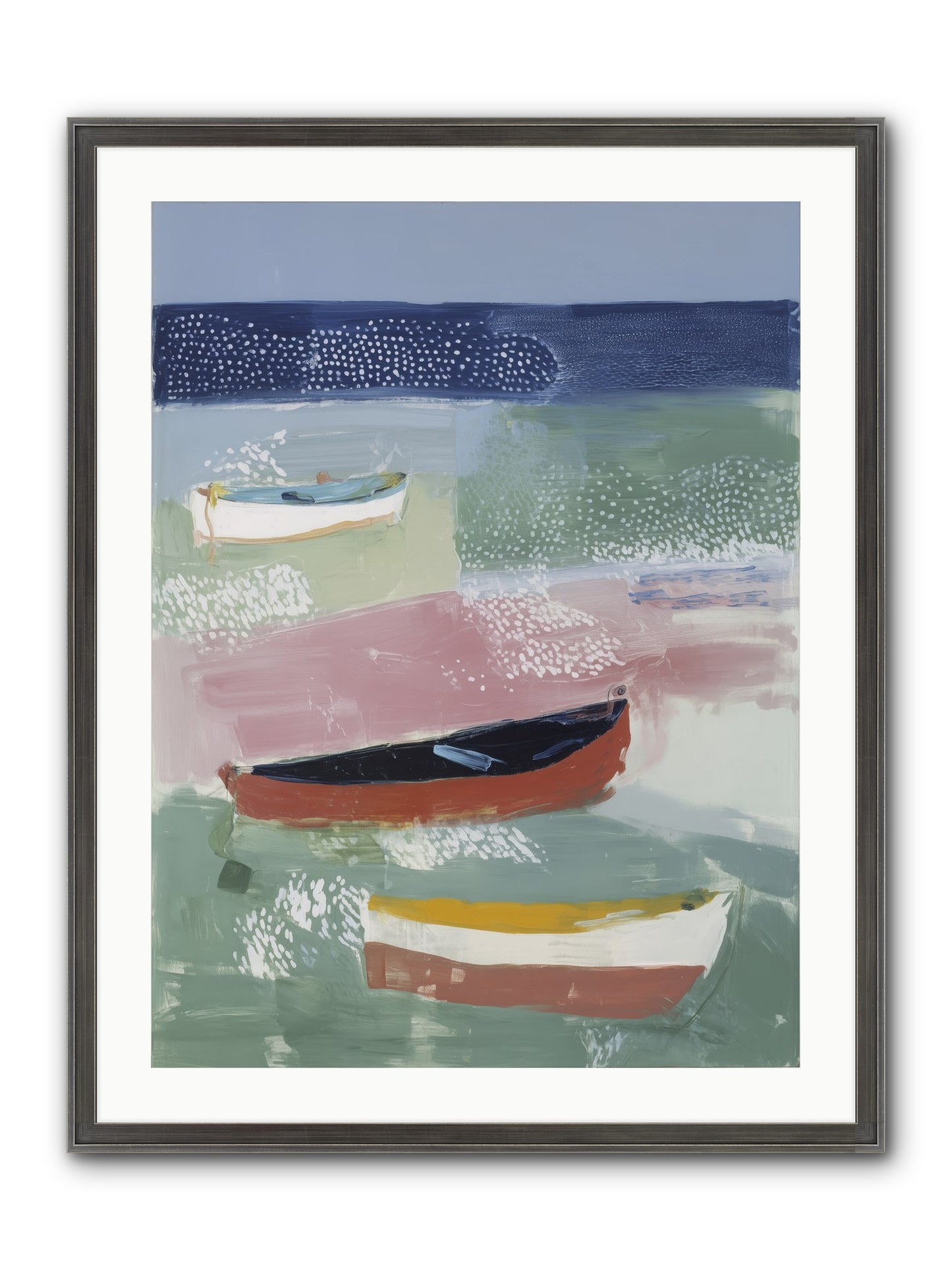 Morning Light Framed Print - Slimwoods Black/Silver 24x32