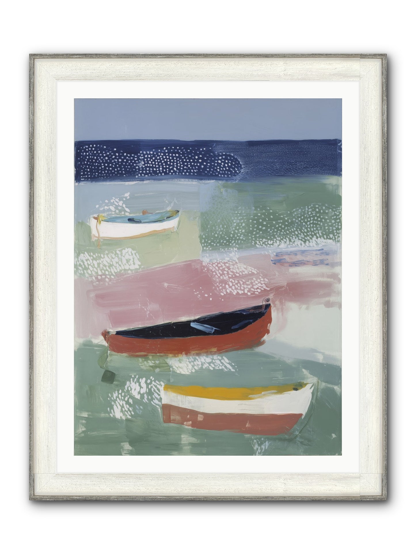 Morning Light Framed Print - Driftwood White 30x40