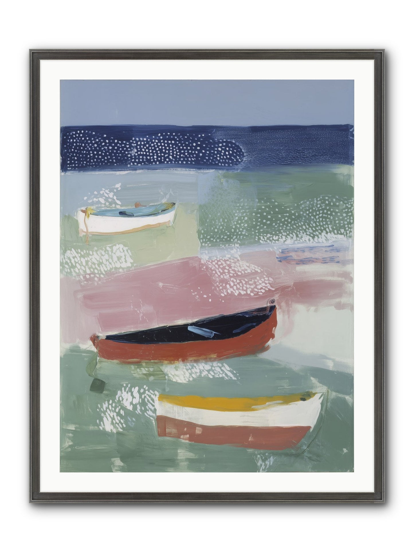 Morning Light Framed Print - Slimwoods Black/Silver 30x40