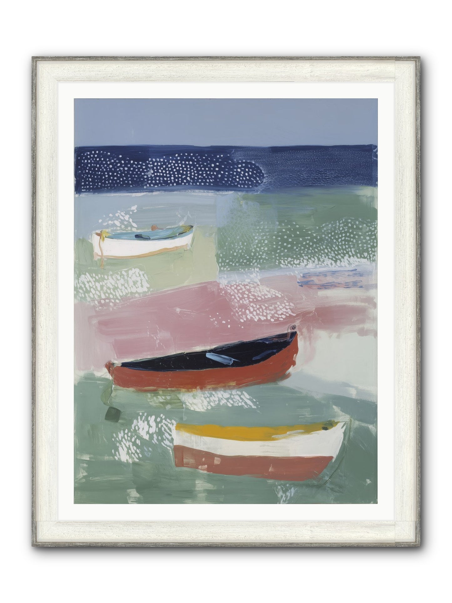 Morning Light Framed Print - Driftwood White 36x48