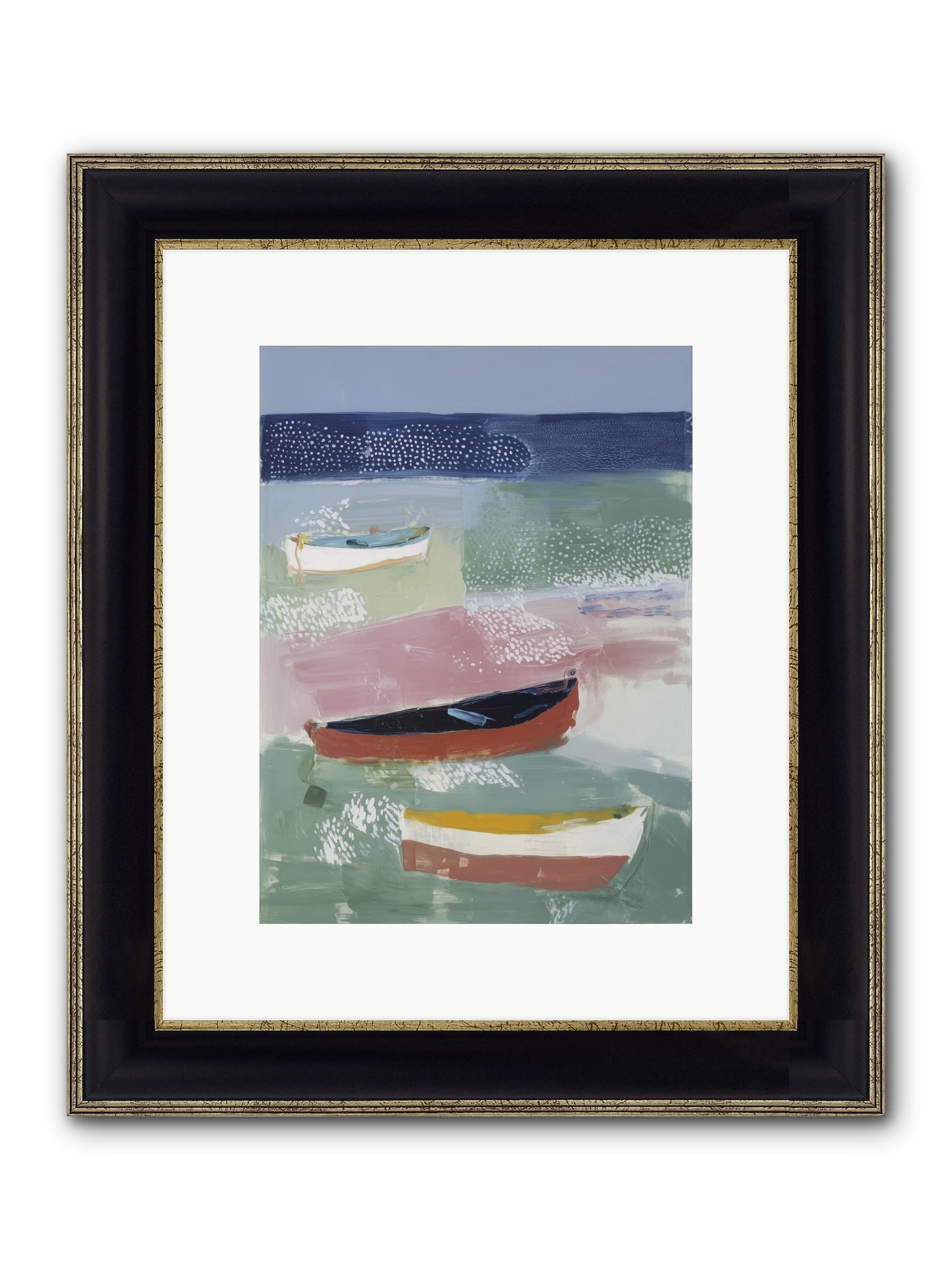 Morning Light Framed Print - Black & Gold 9x12
