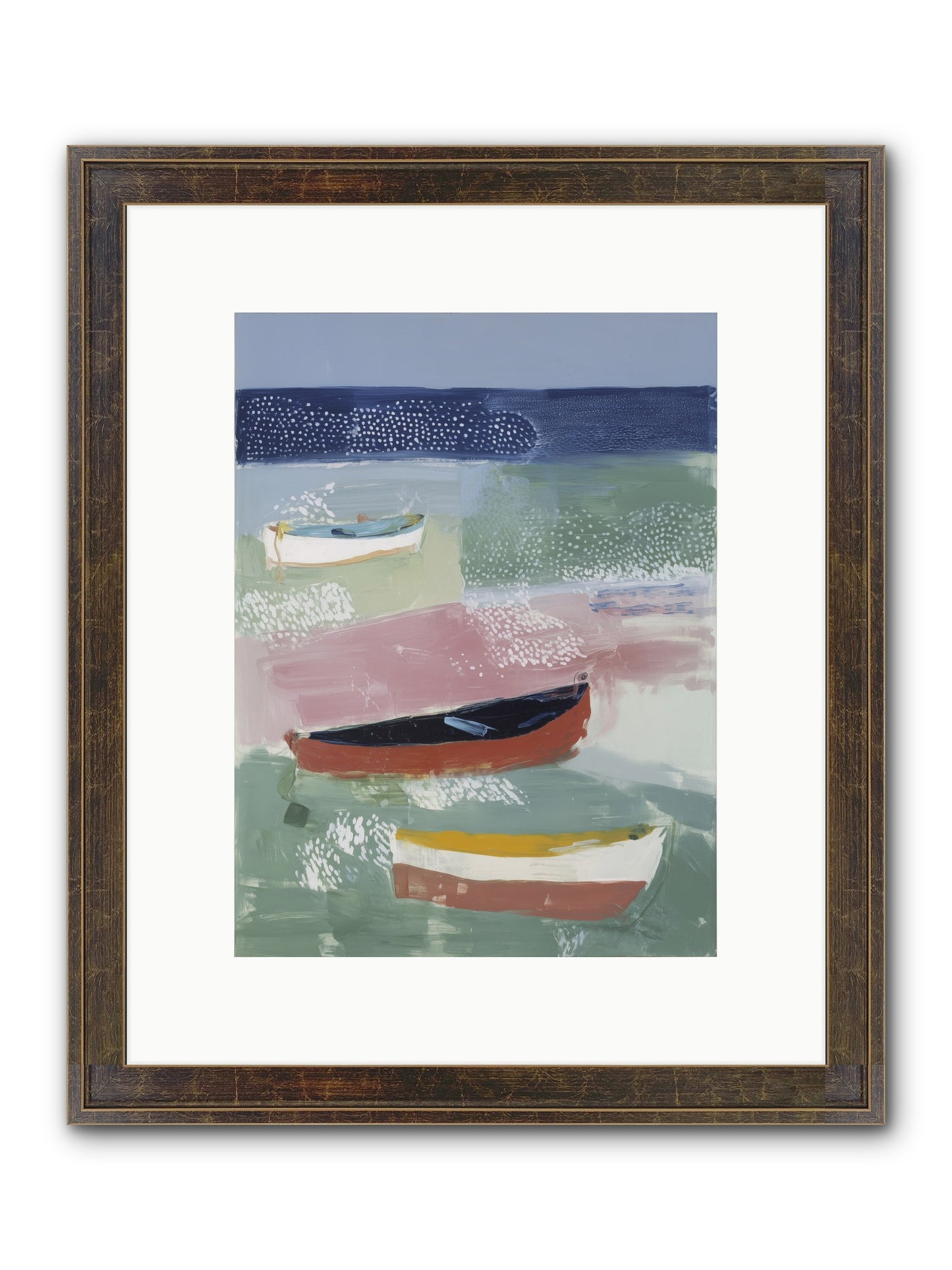 Morning Light Framed Print - Slimwoods Black/Gold 9x12