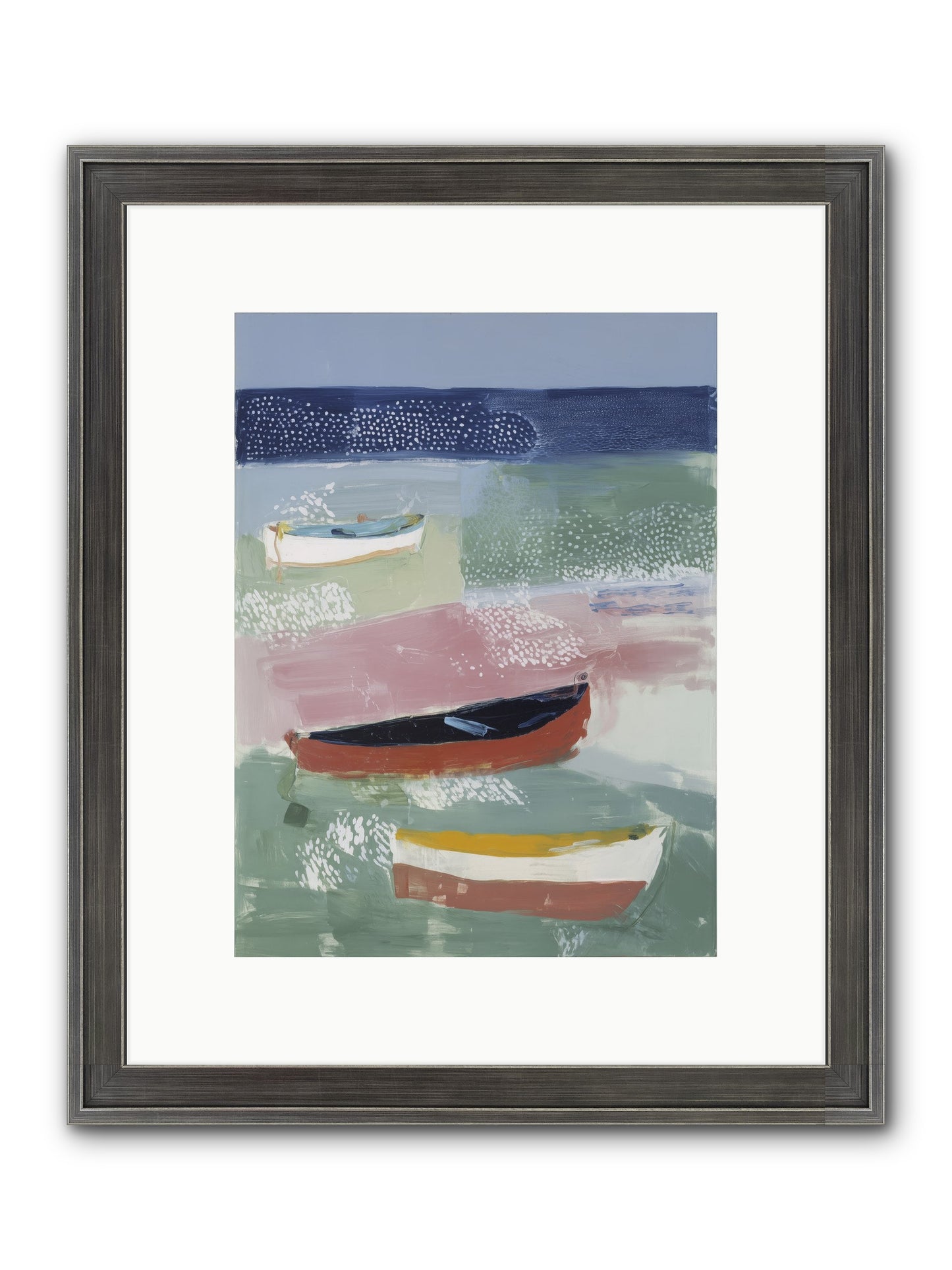 Morning Light Framed Print - Slimwoods Black/Silver 9x12