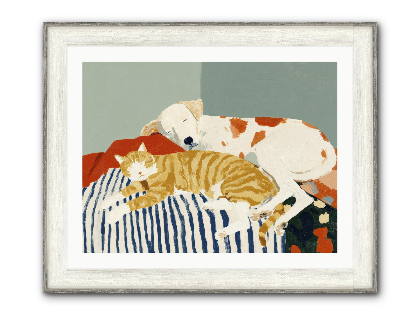 Morning Rituals Framed Print - Driftwood White 32x24