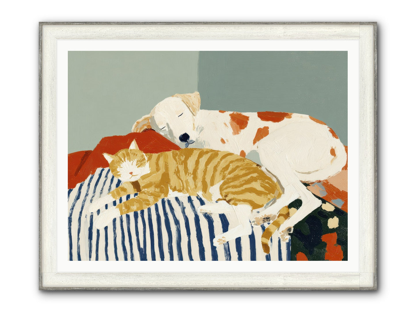 Morning Rituals Framed Print - Driftwood White 48x36