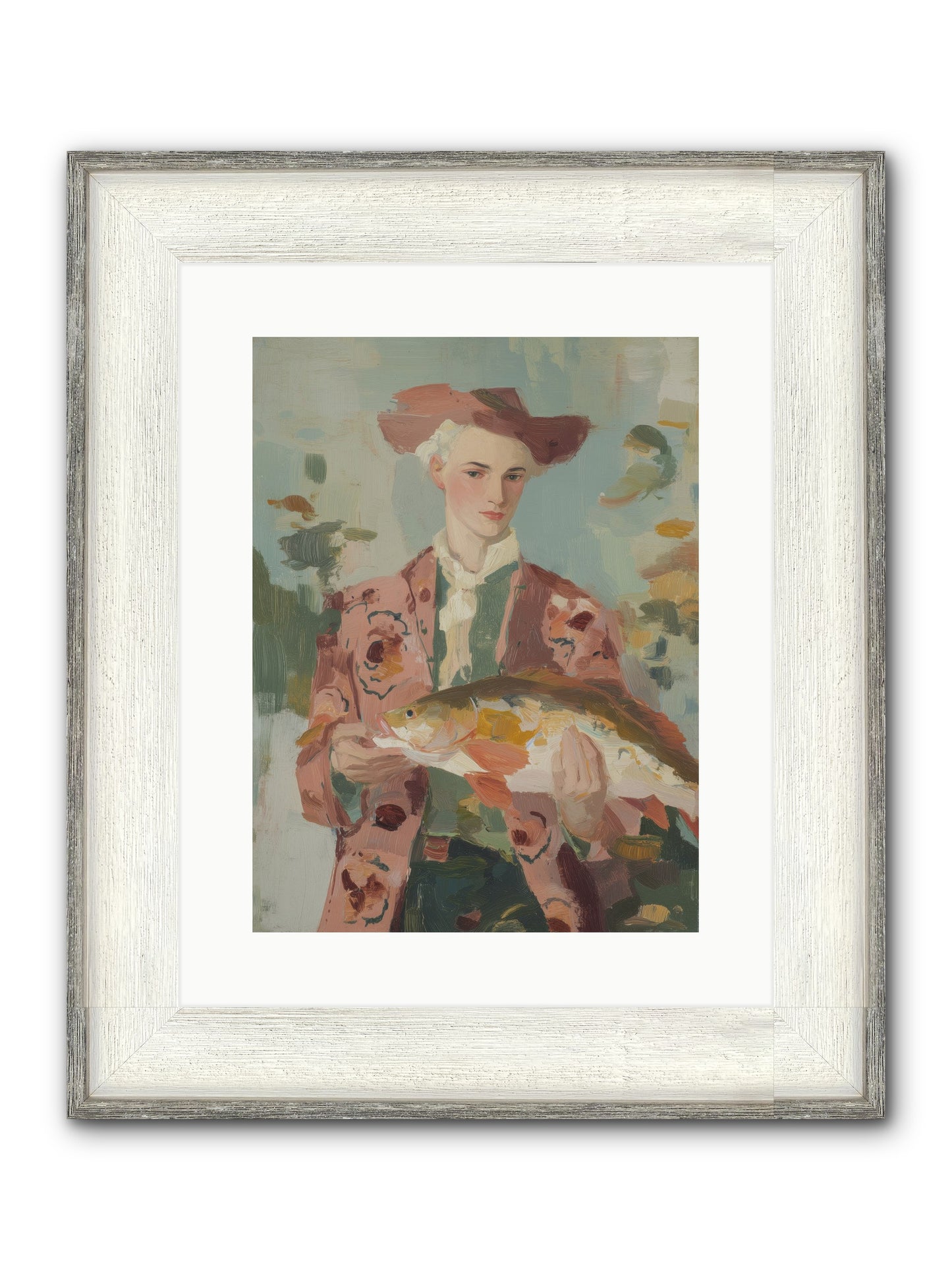 Morning's Promise Framed Print - Driftwood White 12x16