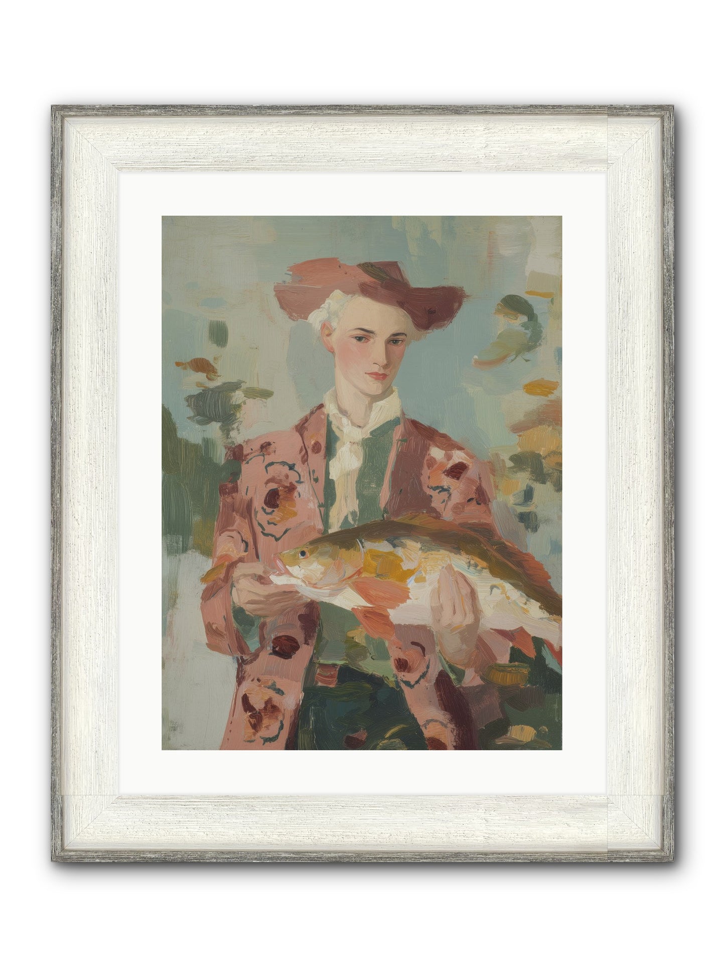 Morning's Promise Framed Print - Driftwood White 18x24