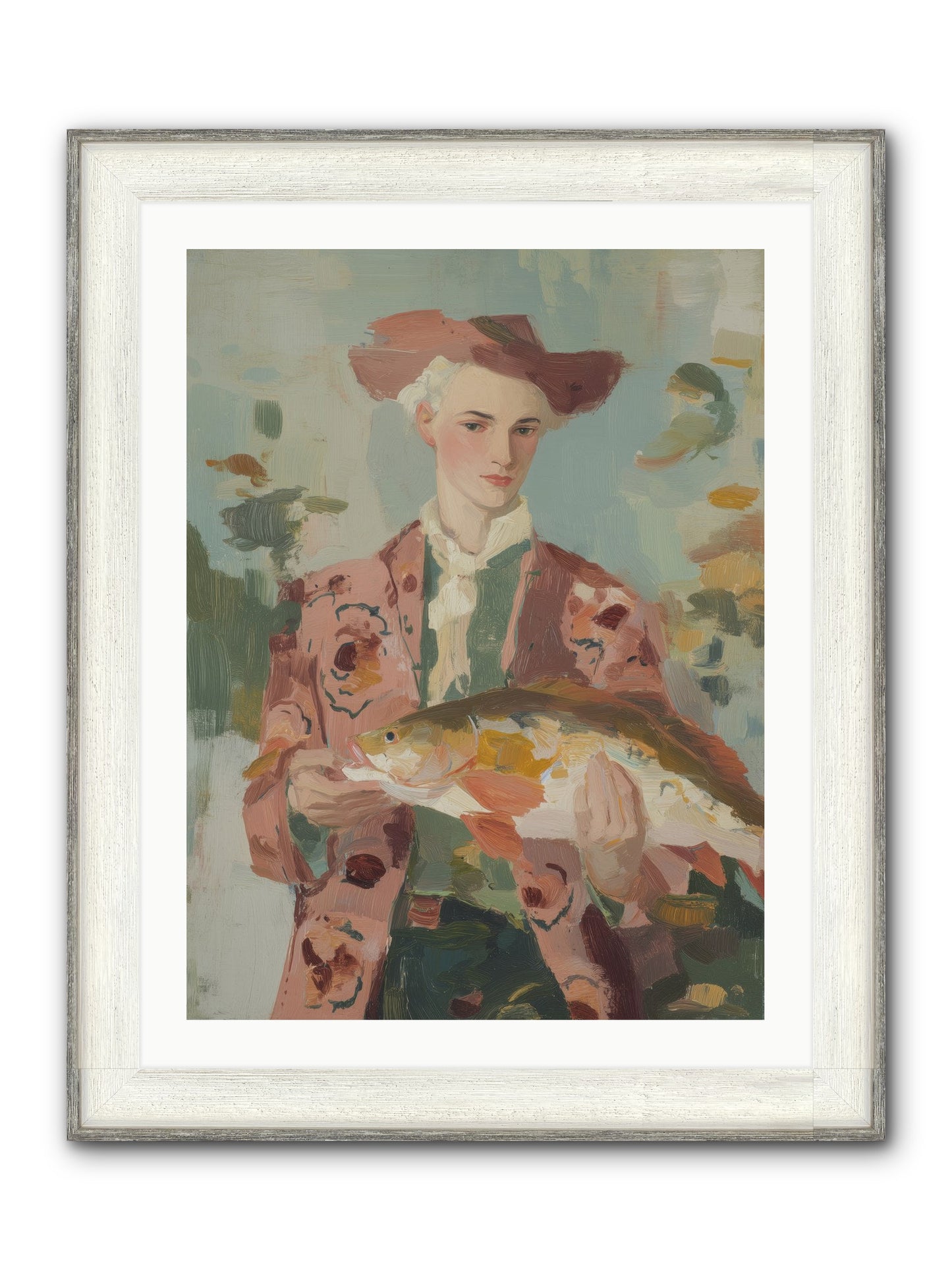 Morning's Promise Framed Print - Driftwood White 24x32