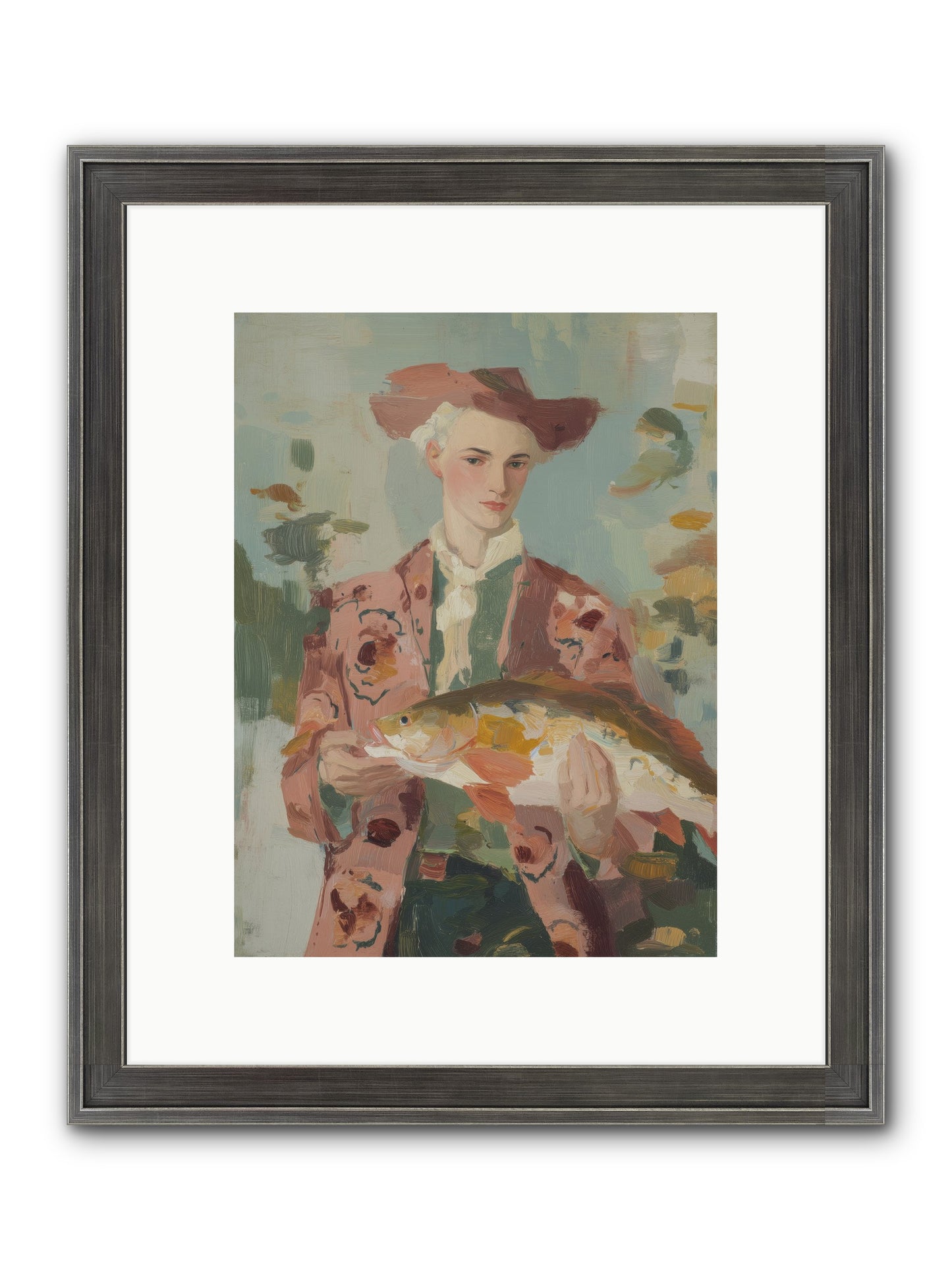 Morning's Promise Framed Print - Slimwoods Black/Silver 9x12