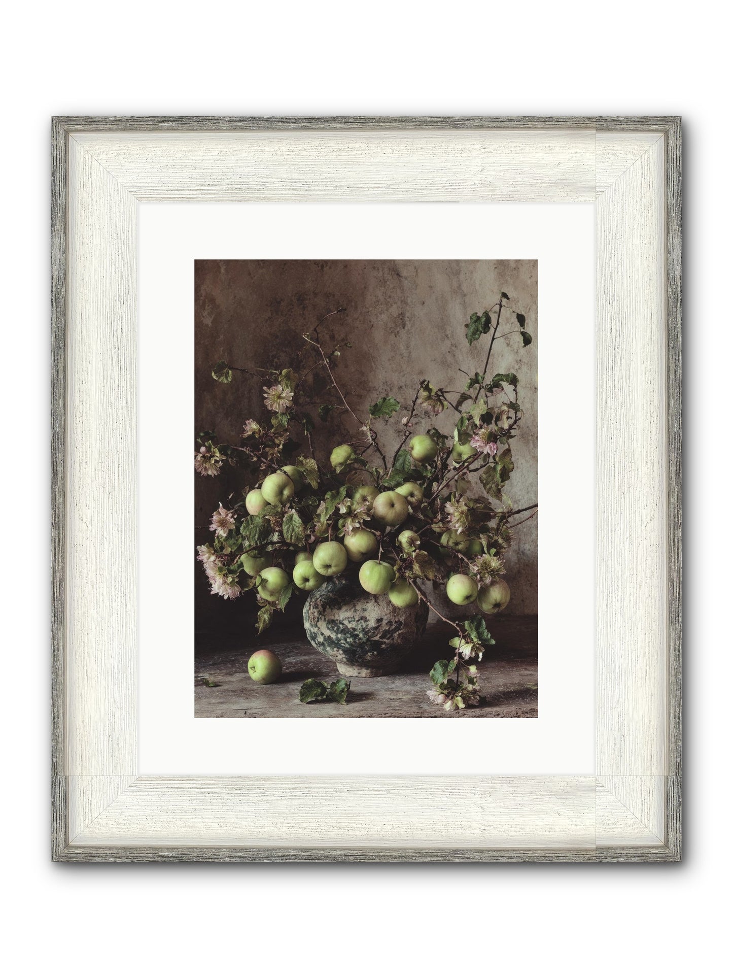 Morning Side Framed Print - Driftwood White 12x16