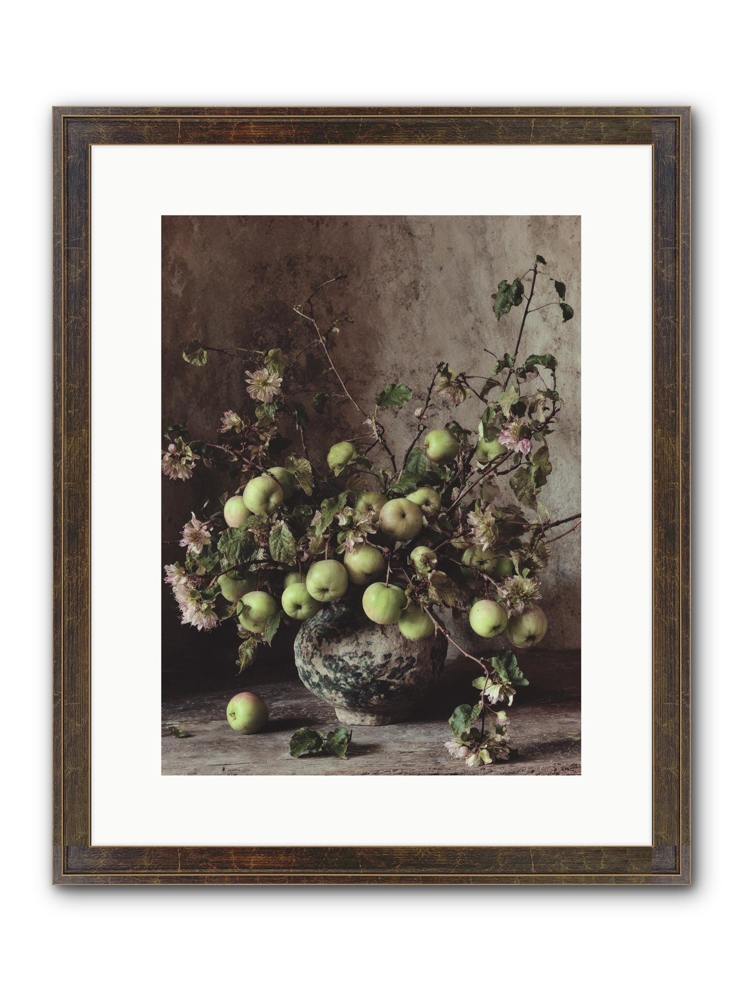Morning Side Framed Print - Slimwoods Black/Gold 12x16