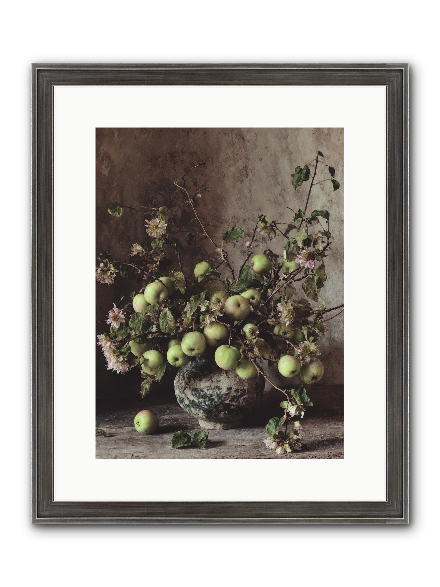 Morning Side Framed Print - Slimwoods Black/Silver 12x16