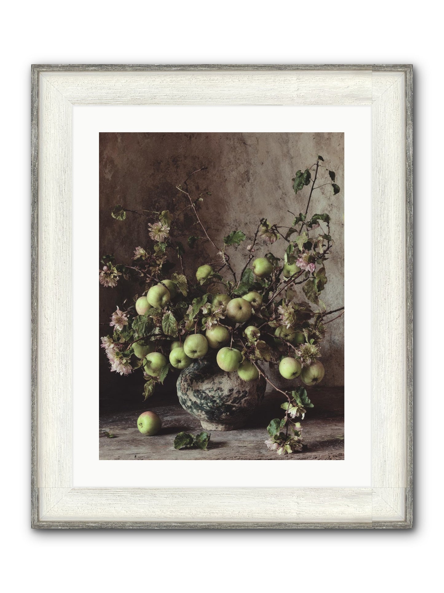 Morning Side Framed Print - Driftwood White 18x24
