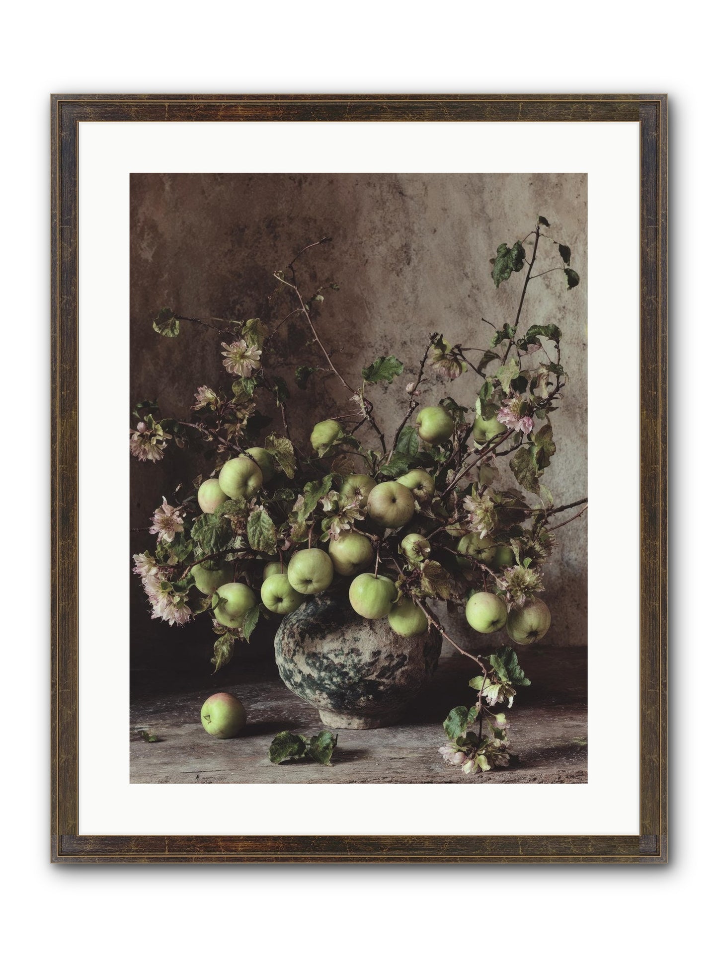 Morning Side Framed Print - Slimwoods Black/Gold 18x24