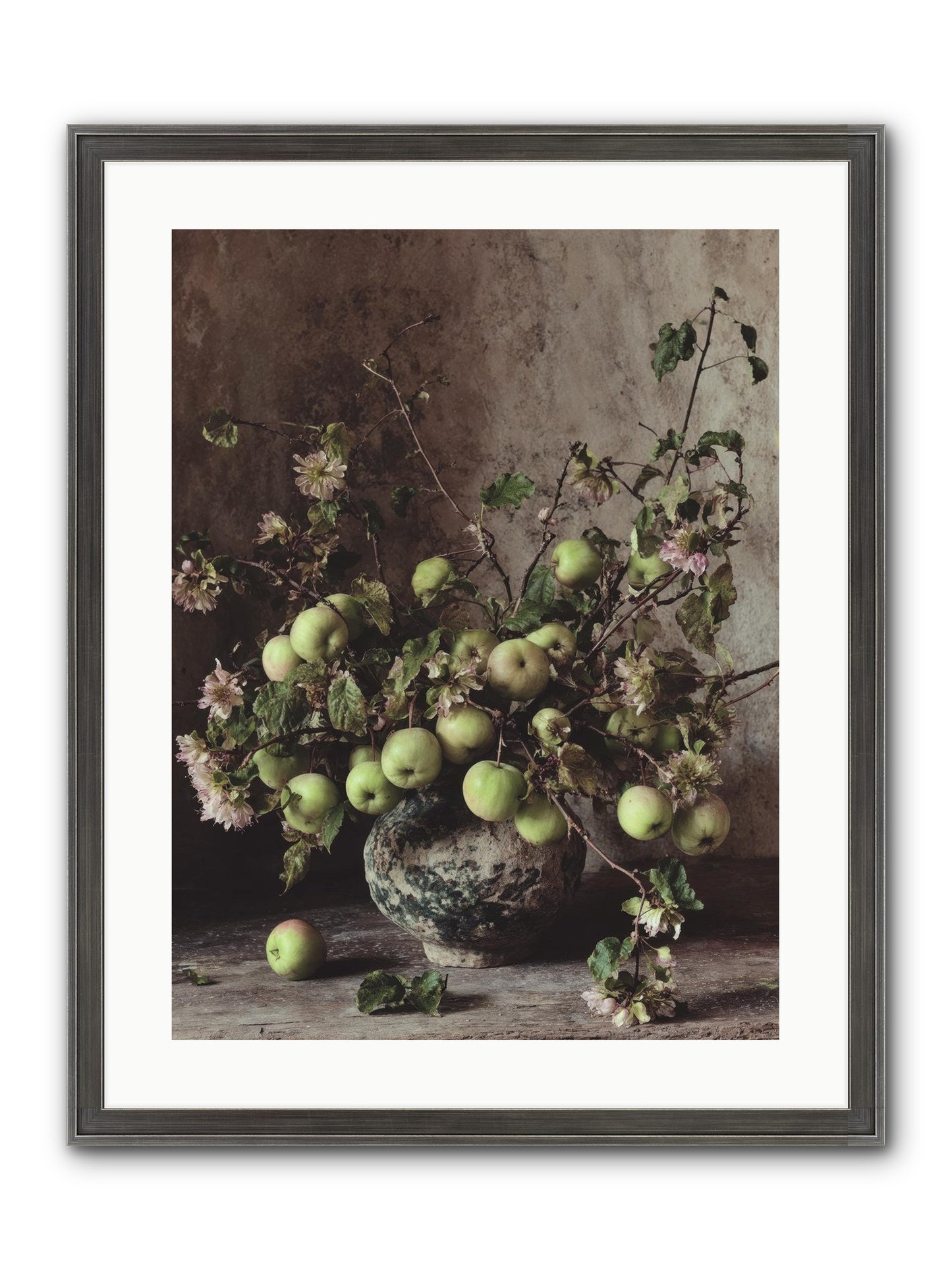 Morning Side Framed Print - Slimwoods Black/Silver 18x24