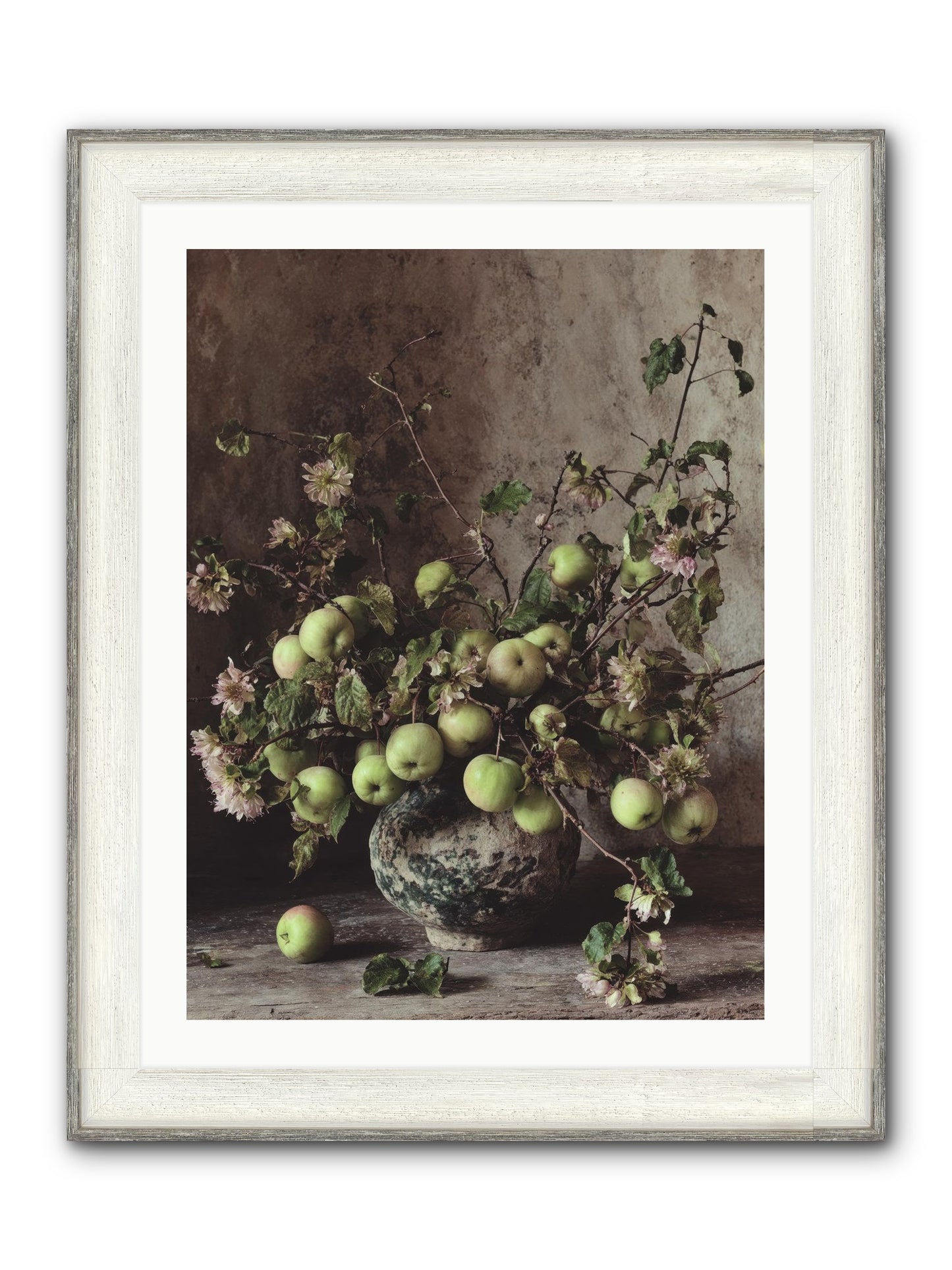 Morning Side Framed Print - Driftwood White 24x32