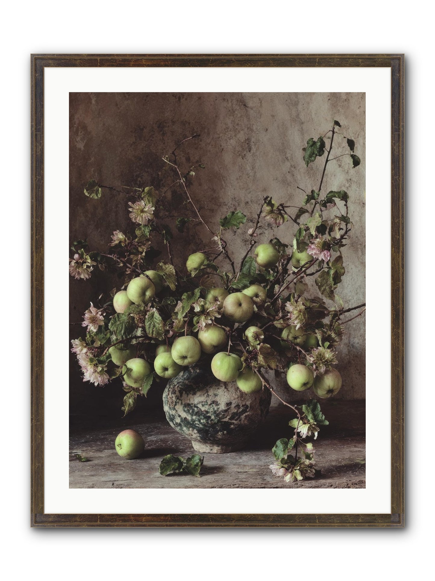 Morning Side Framed Print - Slimwoods Black/Gold 24x32