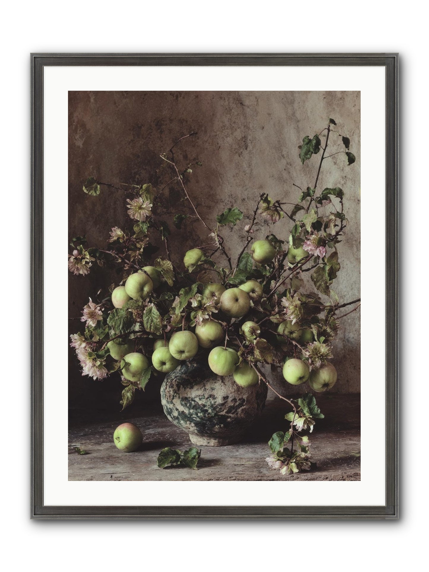 Morning Side Framed Print - Slimwoods Black/Silver 24x32
