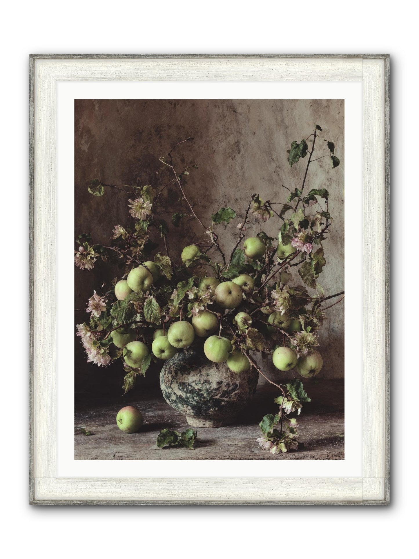 Morning Side Framed Print - Driftwood White 30x40