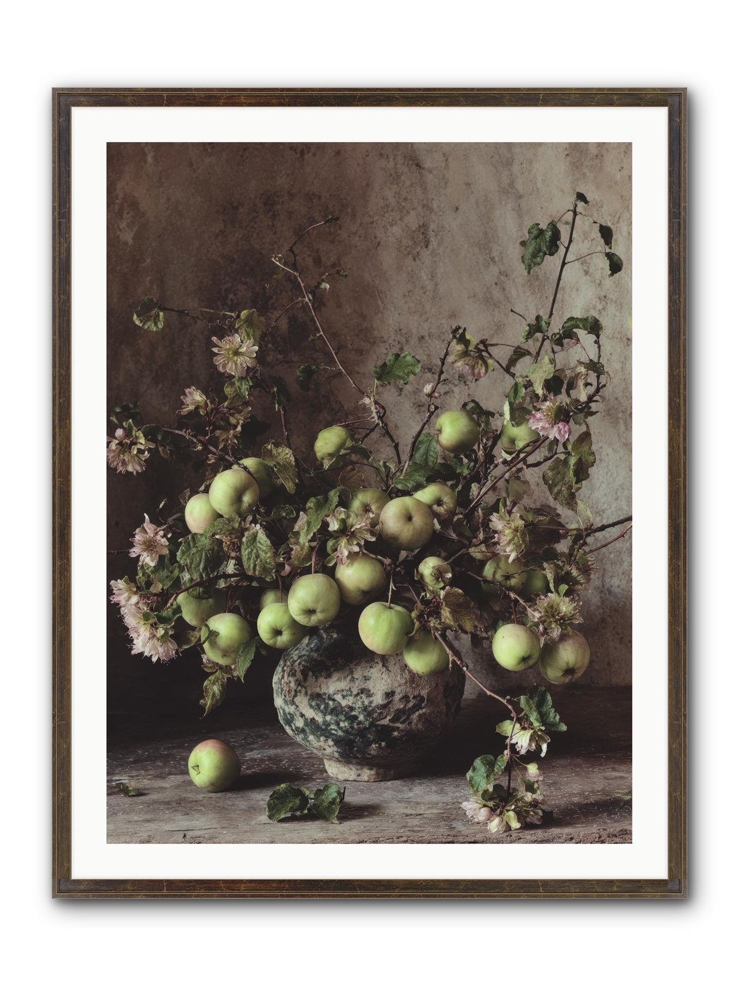 Morning Side Framed Print - Slimwoods Black/Gold 30x40