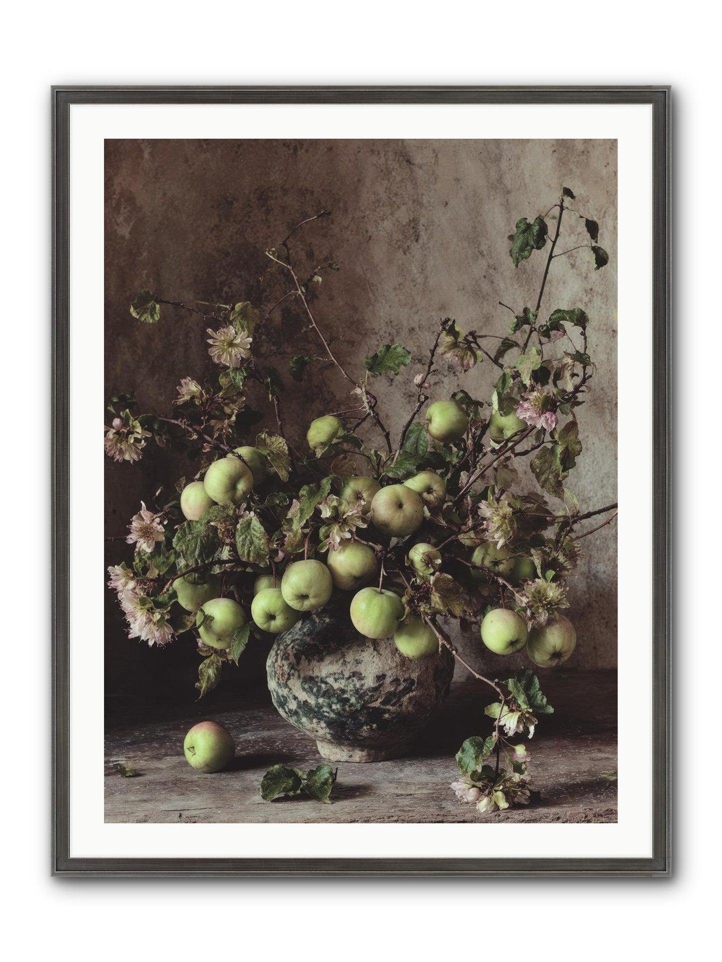 Morning Side Framed Print - Slimwoods Black/Silver 30x40