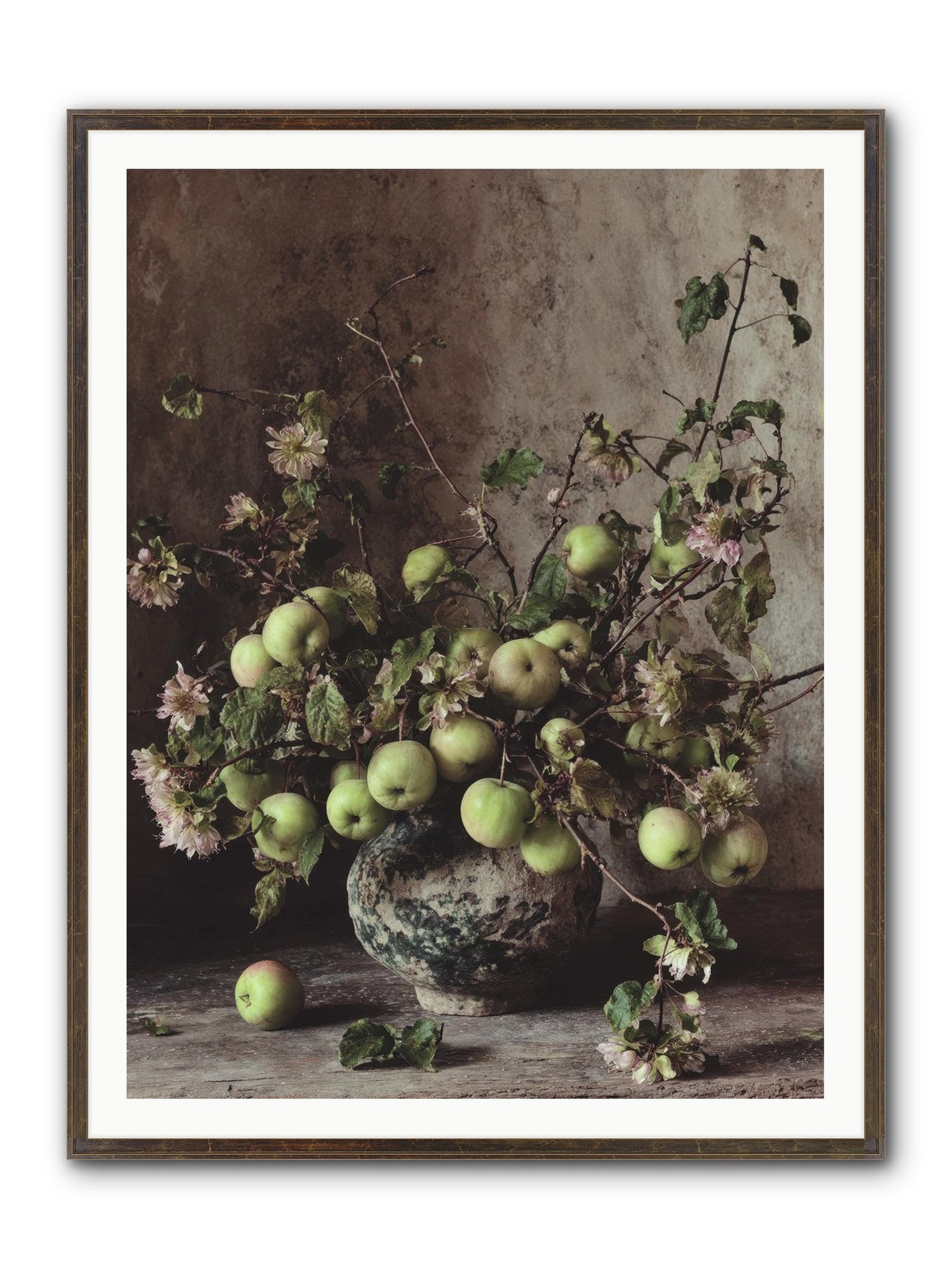 Morning Side Framed Print - Slimwoods Black/Gold 36x48